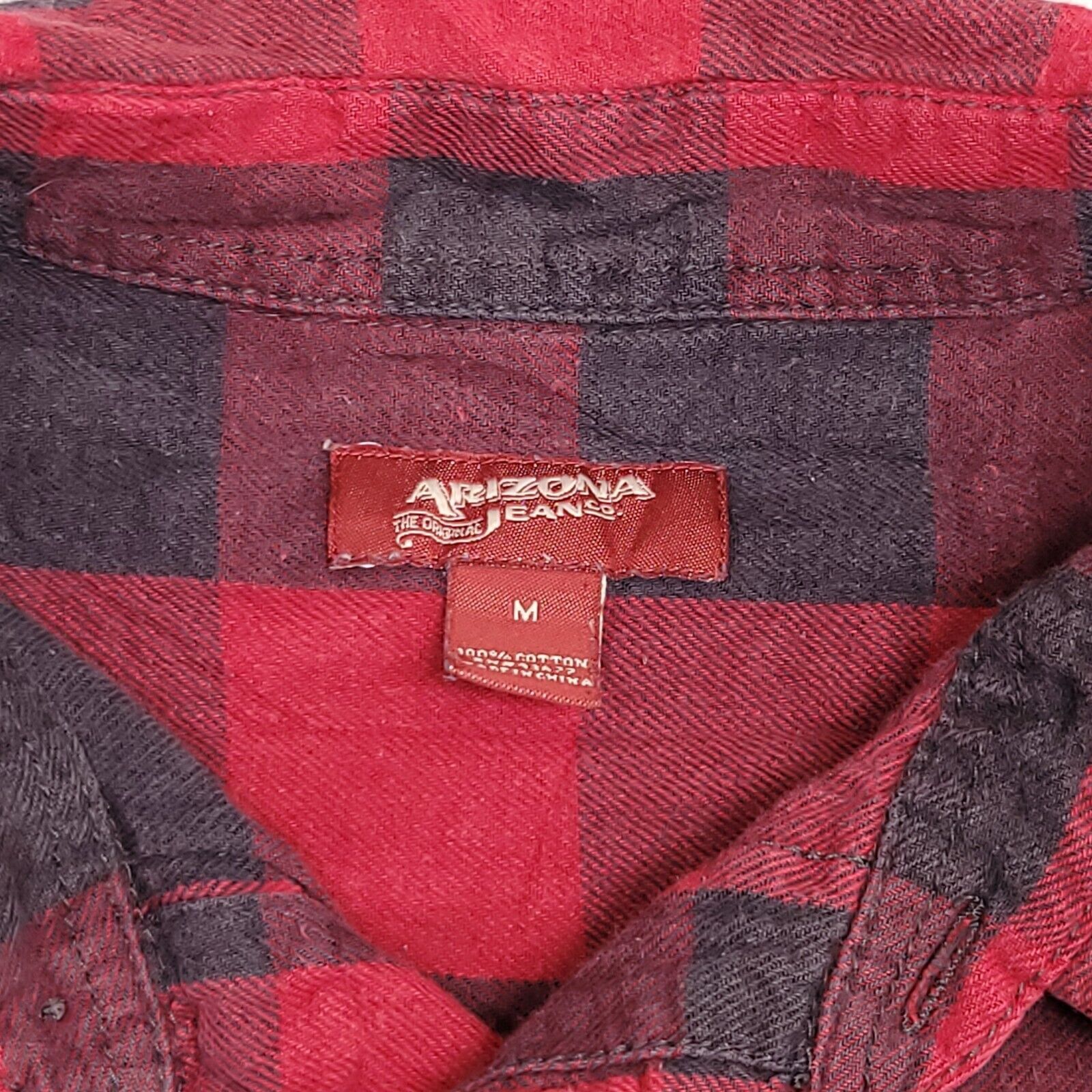 Arizona Jean Co. Arizona Jean Co Buffalo Check Flannel Shirt Mens Size M Red Size US M / EU 48-50 / 2 - 3 Thumbnail
