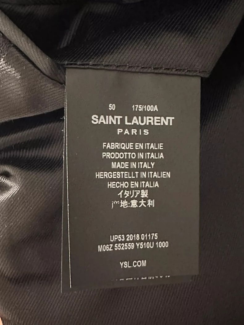 Saint Laurent Paris Saint Laurent Paris Double breasted Navy-2506 Size US M / EU 48-50 / 2 - 7 Thumbnail