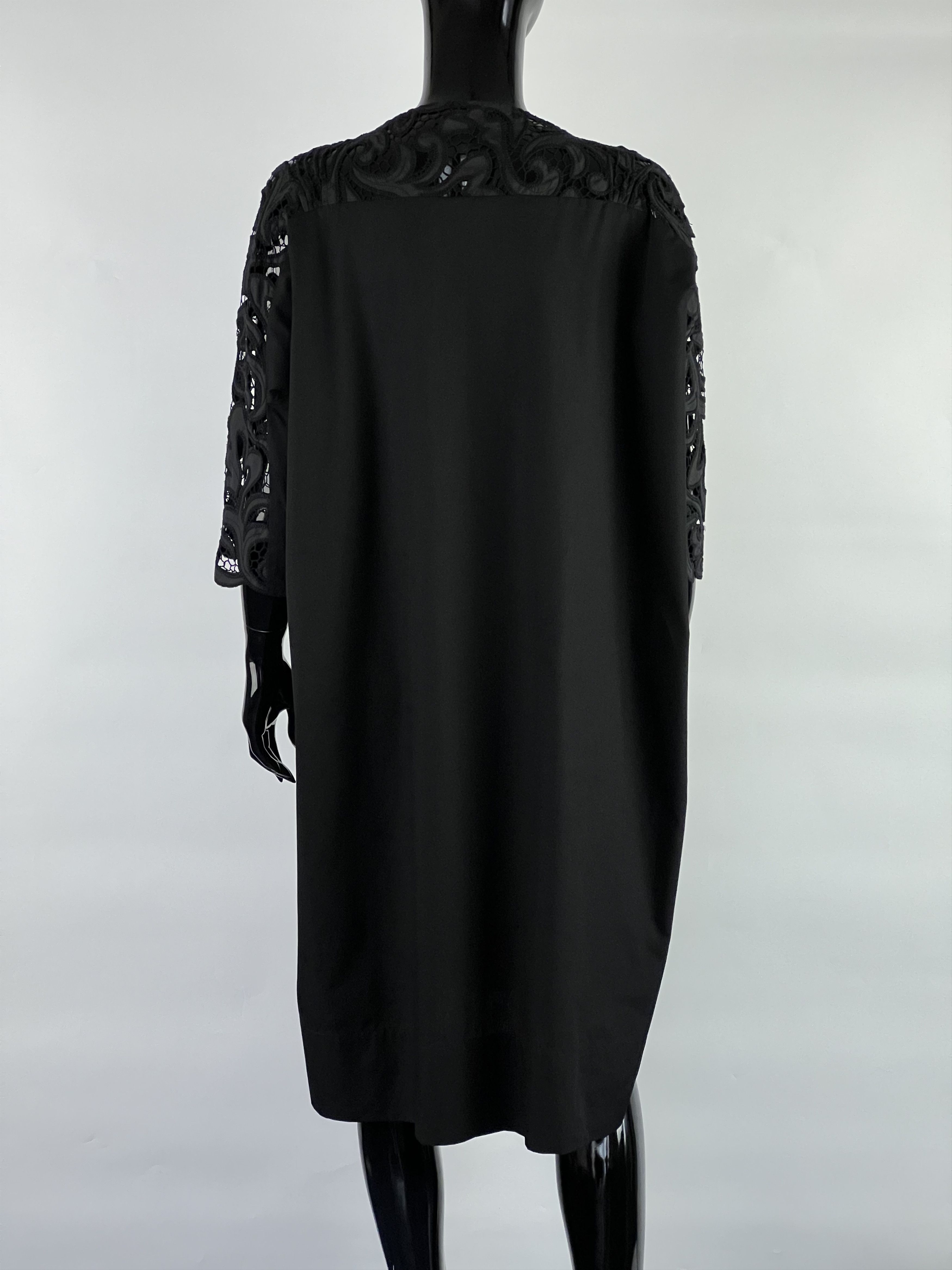 Dries Van Noten Dries Van Noten Black Cotton Lace Dress Size M Size M / US 6-8 / IT 42-44 - 6 Thumbnail