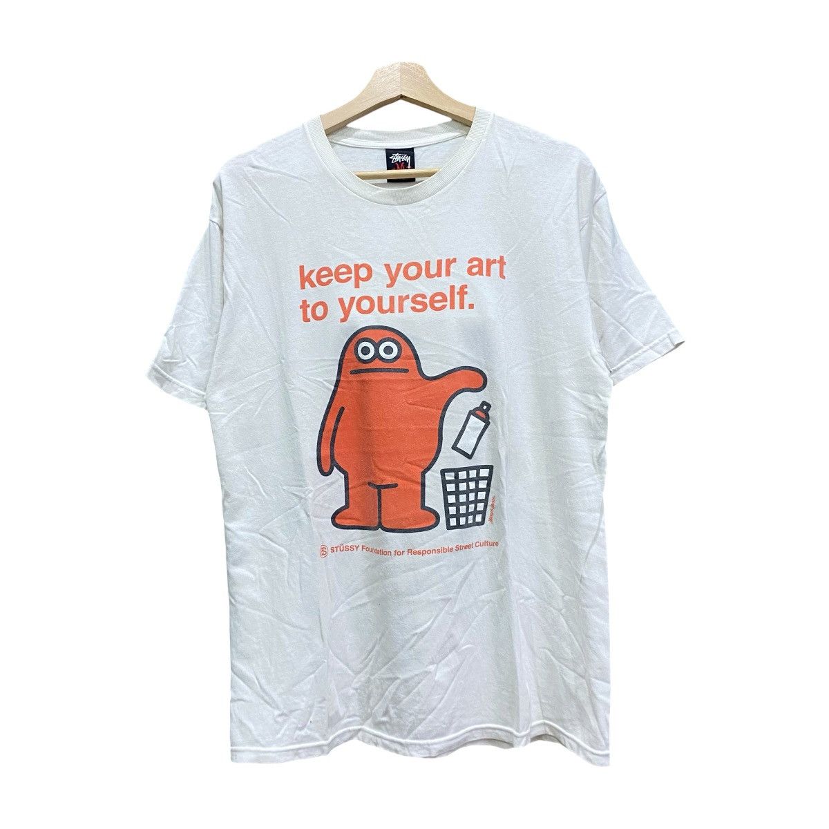 Stussy ARCHIVE Stüssy x James Jarvis "Keep Your Art To Yourself" Size US M / EU 48-50 / 2 - 1 Thumbnail