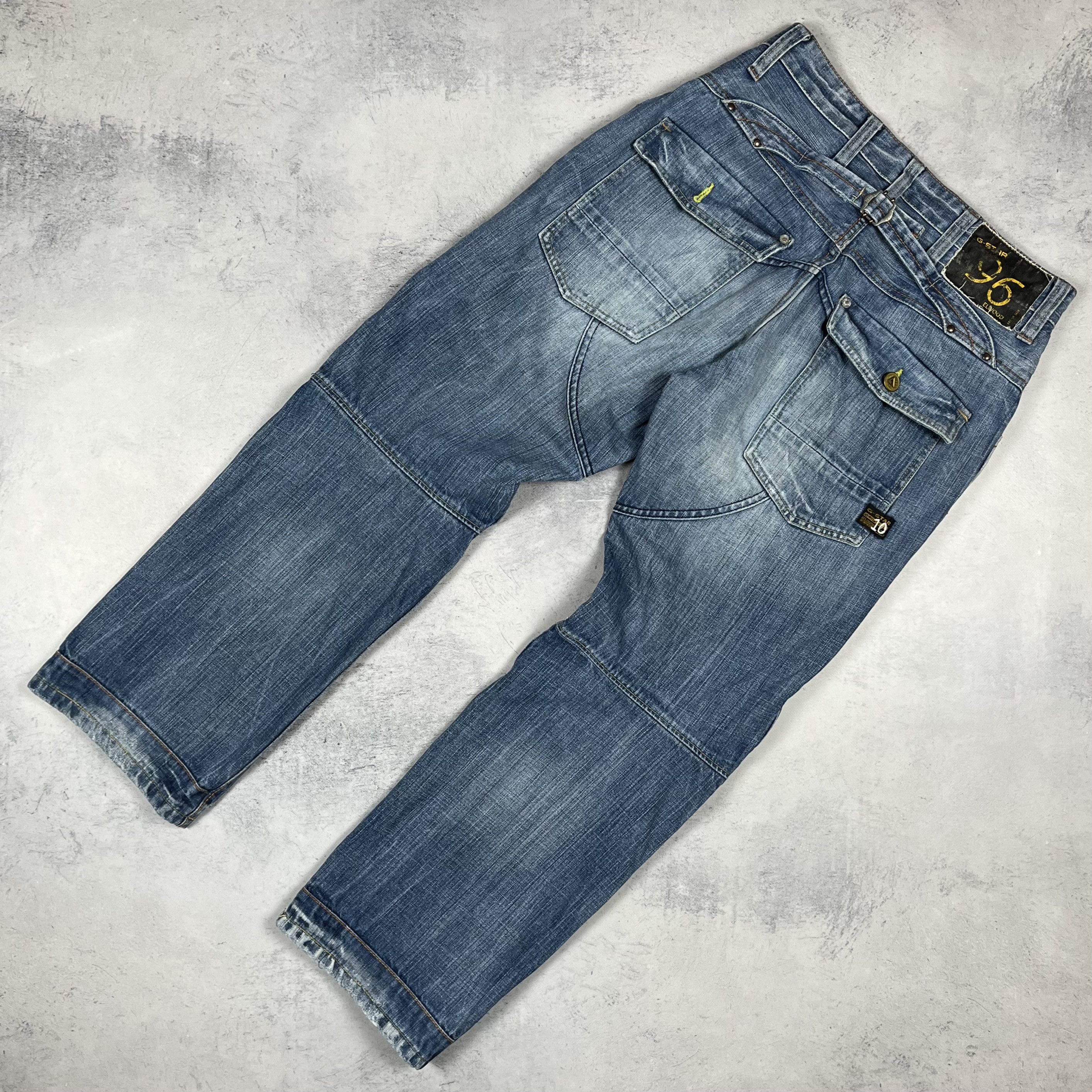 G-Star Vintage G-Star Raw Elwood 5620 Back Buckle Jeans Pants Size US 34 / EU 50 - 13 Thumbnail