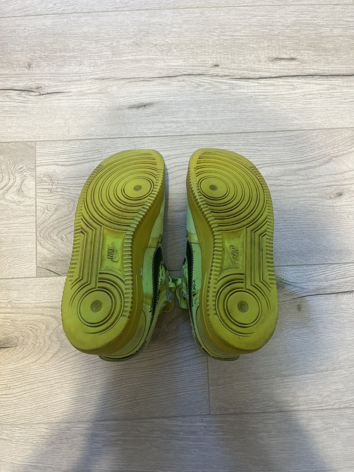 Nike × Off-White Nike x Off White AF1 ‘Volt’ Size US 6.5 / EU 39-40 - 6 Thumbnail