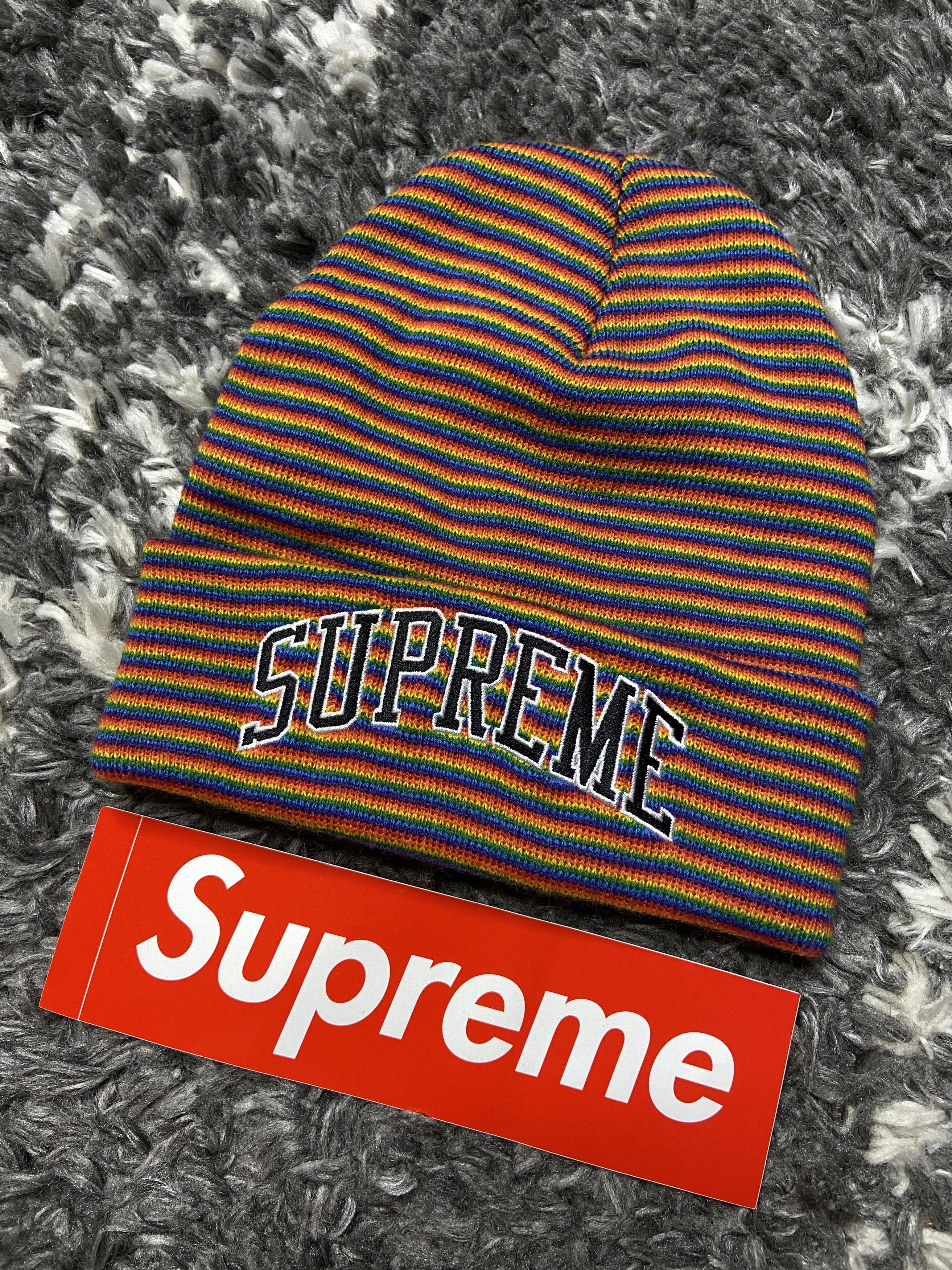 Supreme Supreme Space Dye Stripe Beanie | Grailed
