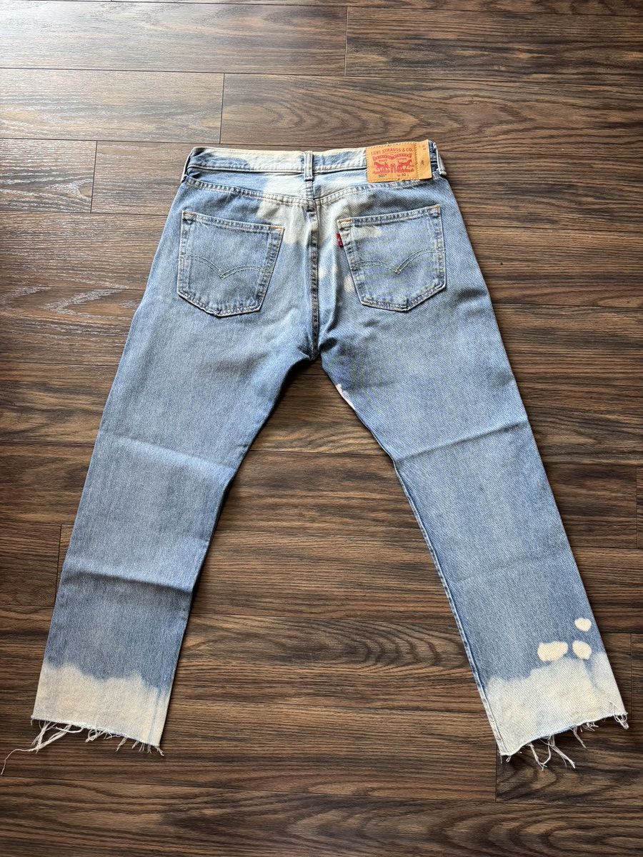 Levi's Levi’s 501® '93 Straight Bleached Cropped Jeans Size US 32 / EU 48 - 2 Thumbnail