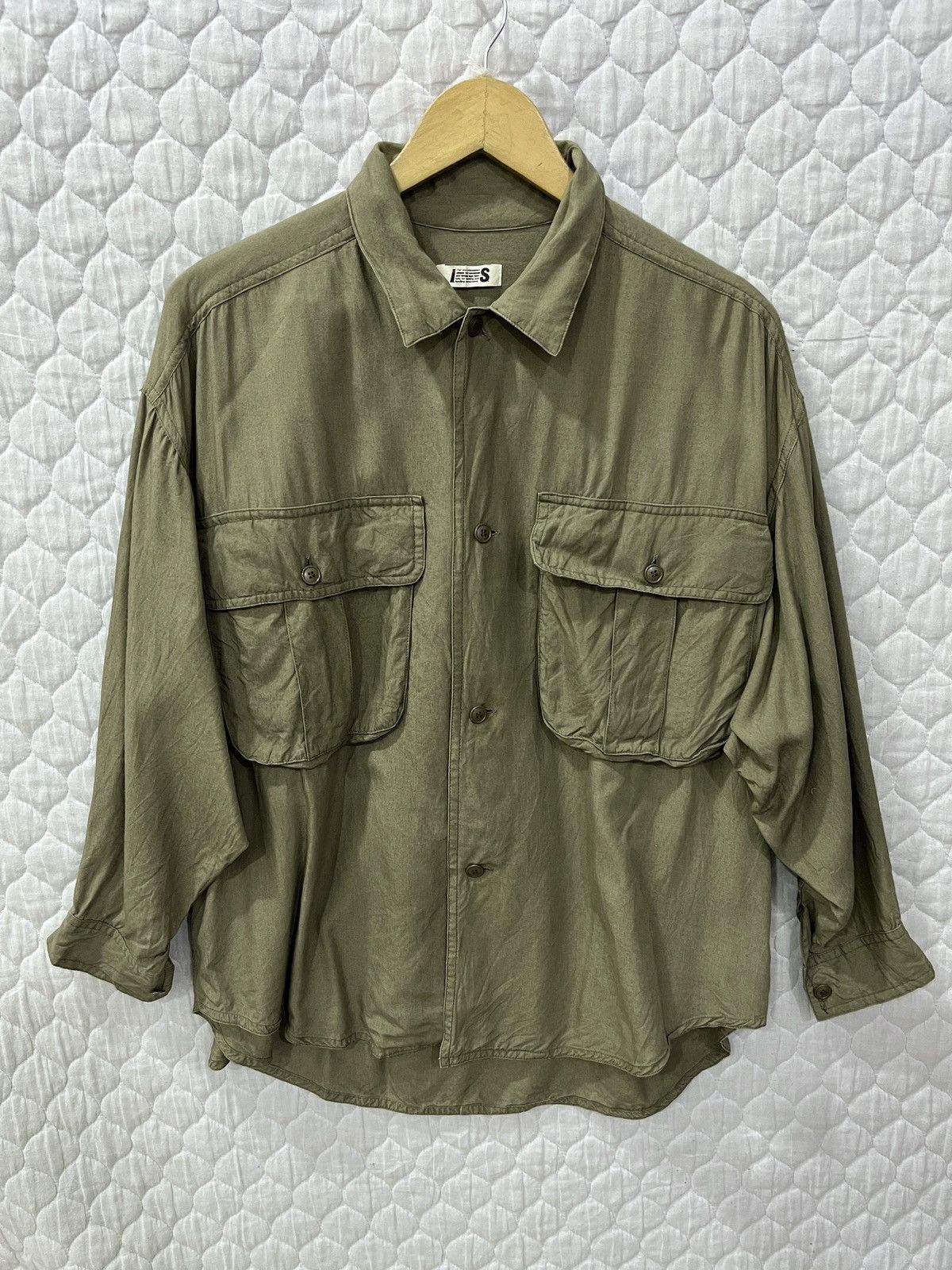 Issey Miyake 🔥🔥🔥ARCHIVE VINTAGE ISSEY MIYAKE BAGGY RAYON SHIRTS Size M / US 6-8 / IT 42-44 - 1 Thumbnail