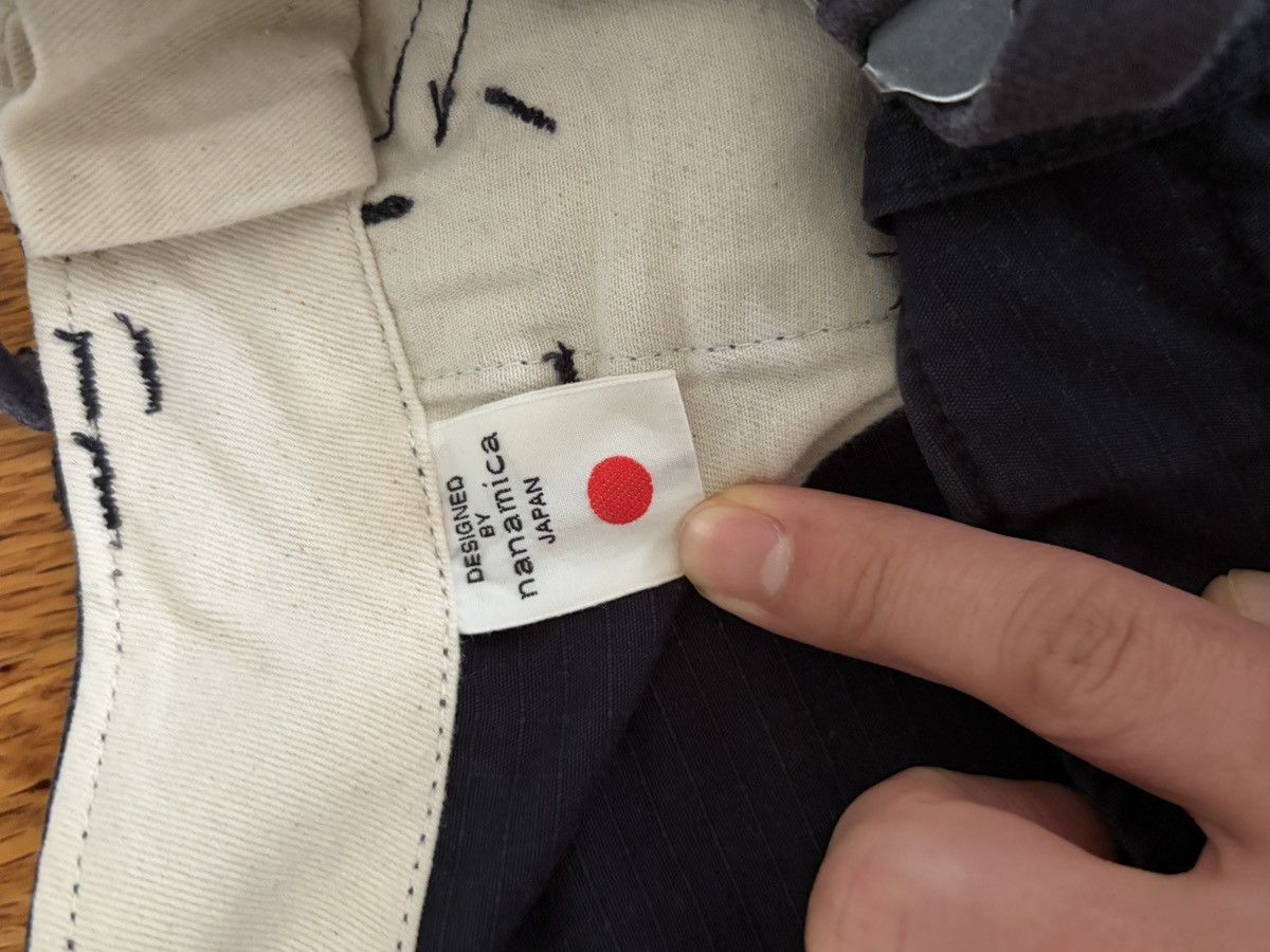 Nanamica Nanamica Navy Ripstop Cargo Pants Size US 36 / EU 52 - 3 Thumbnail