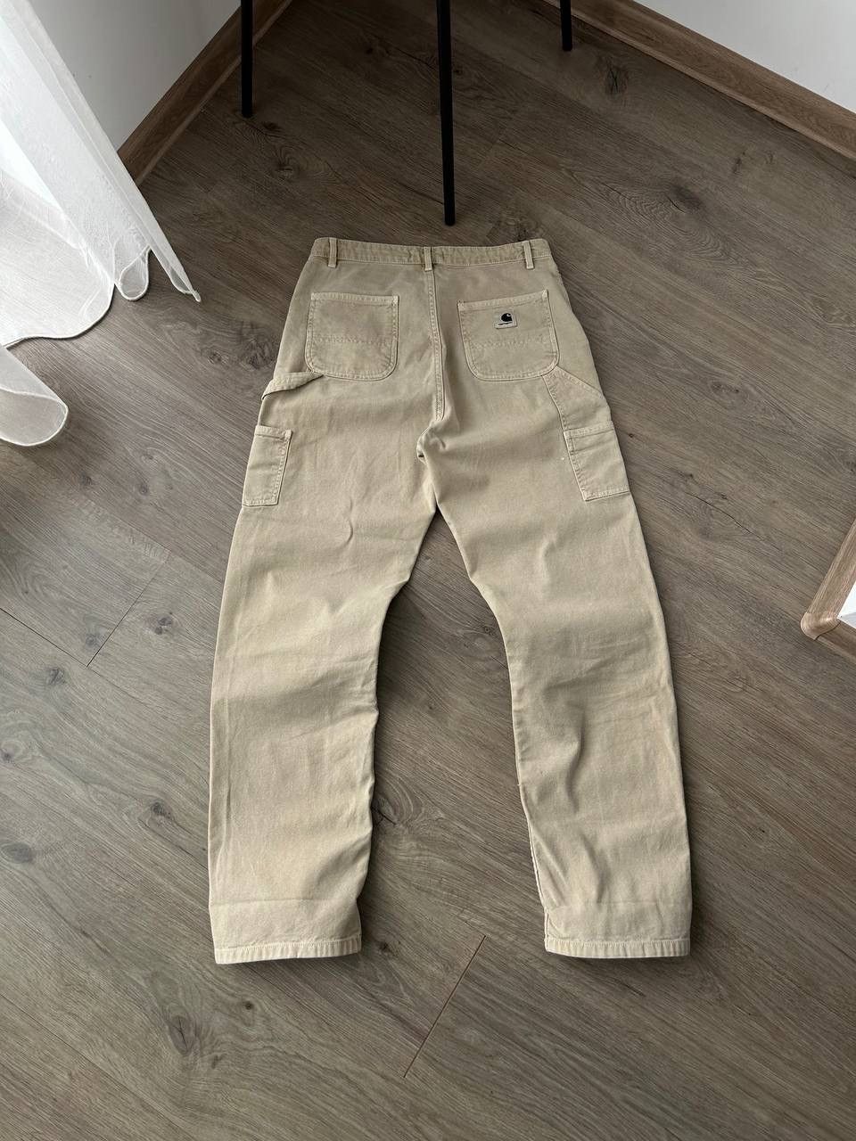 Carhartt Vintage Carhartt WIP Women’s Pierce Straight Beige Pants Size 27" / US 4 / IT 40 - 2 Thumbnail