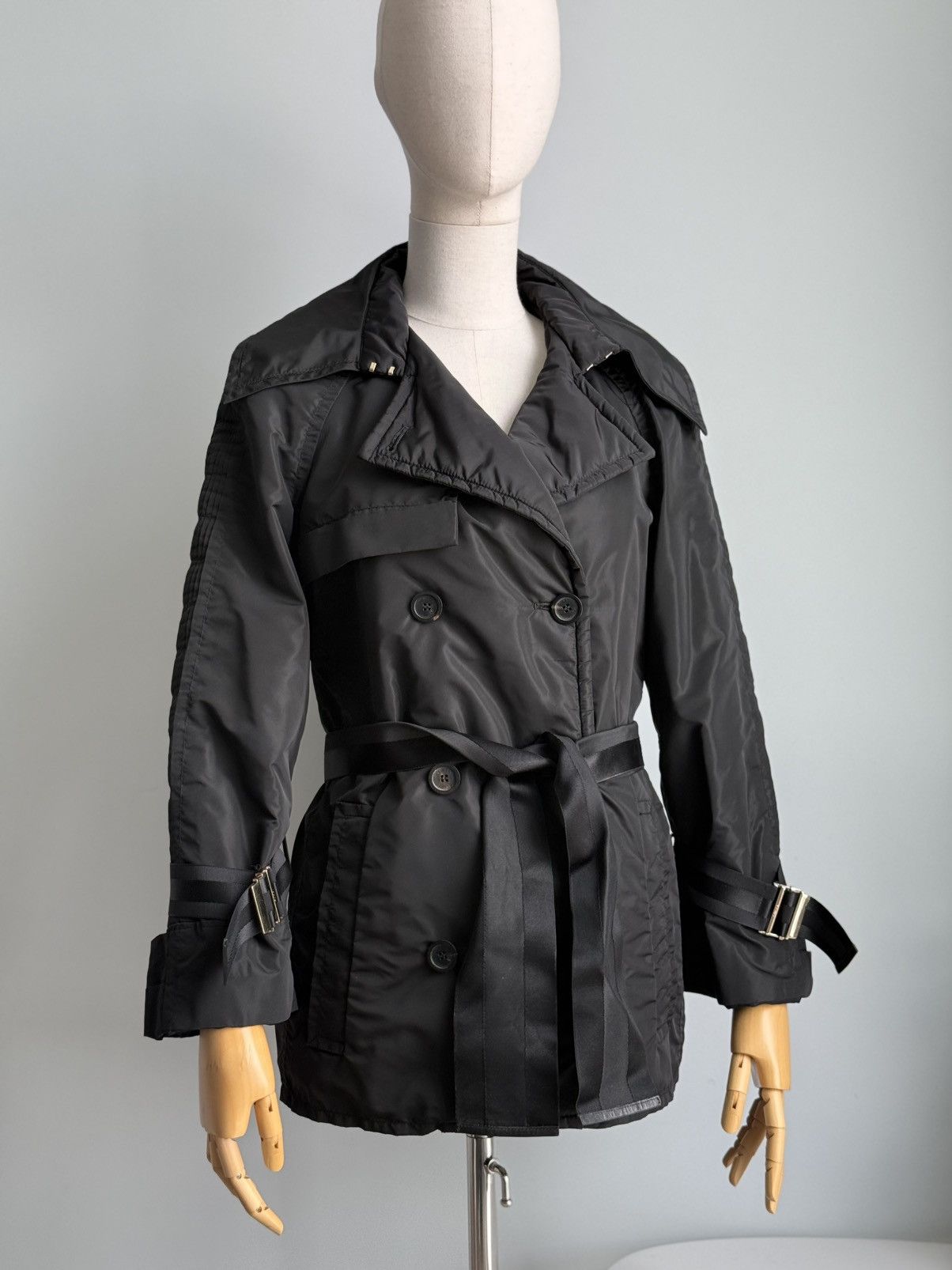 Gucci GUCCI By Tom Ford Era FW 2001 Fur Rabbit Coat Belted Size M / US 6-8 / IT 42-44 - 3 Thumbnail