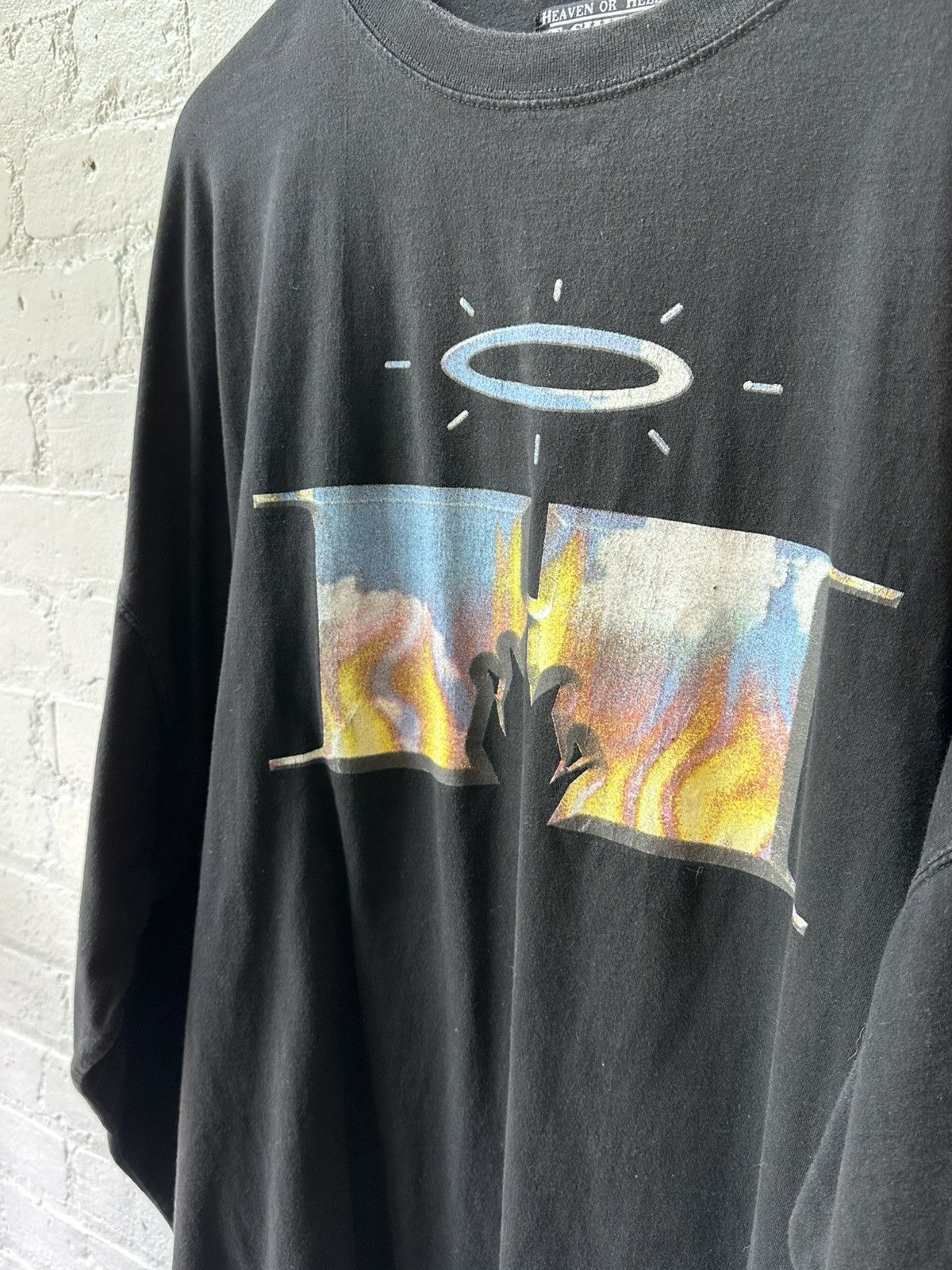 Vintage VINTAGE HEAVEN OR HELL XXL LONG SLEEVE Size US XXL / EU 58 / 5 - 1 Thumbnail