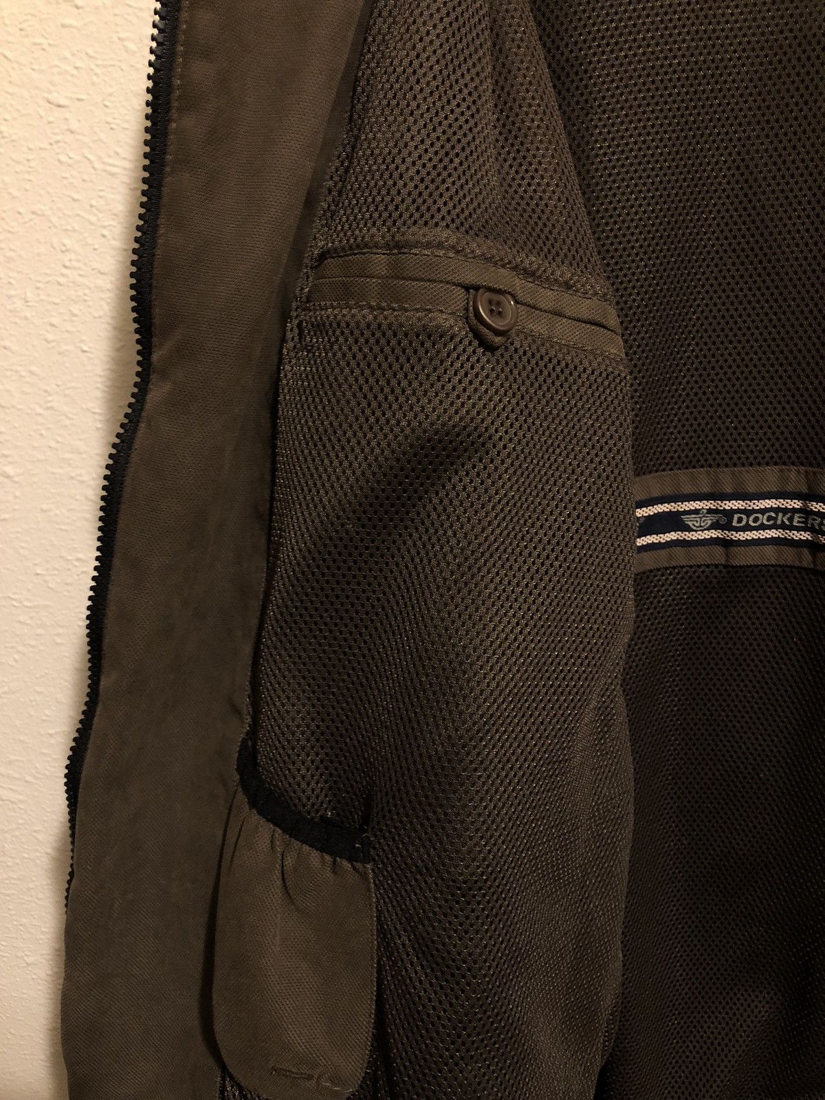 Dockers × Vintage Vintage Y2K Waffle Lined Dockers Black Light Jacket Size US XL / EU 56 / 4 - 9 Thumbnail