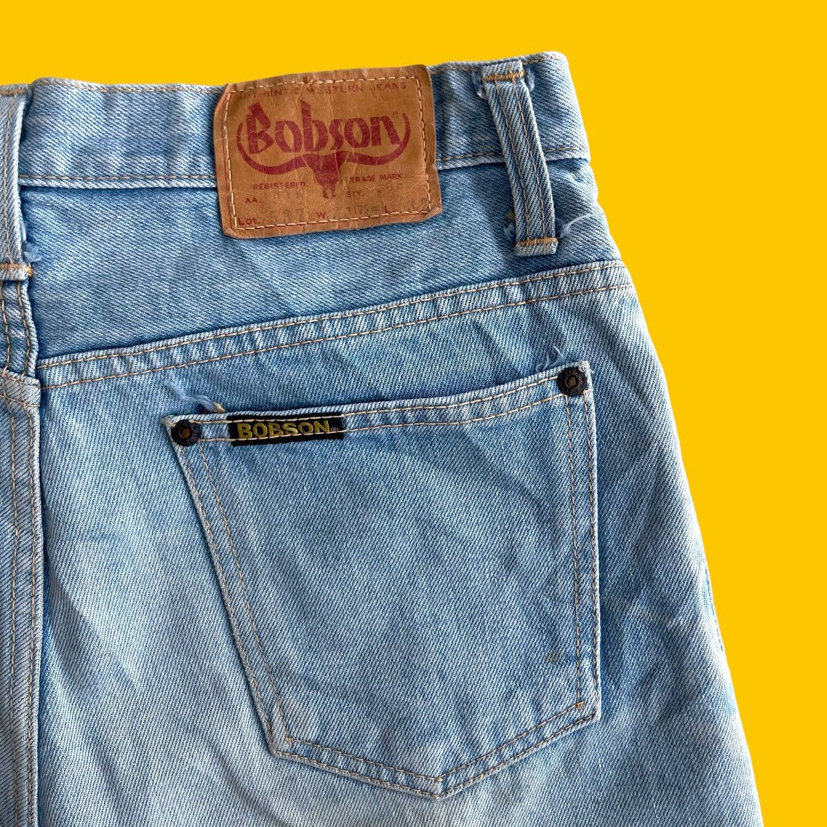 Jean 🔥 Bobson Light Blue Distressed Rusty Denim W29 🔥 Size US 29 - 15 Thumbnail