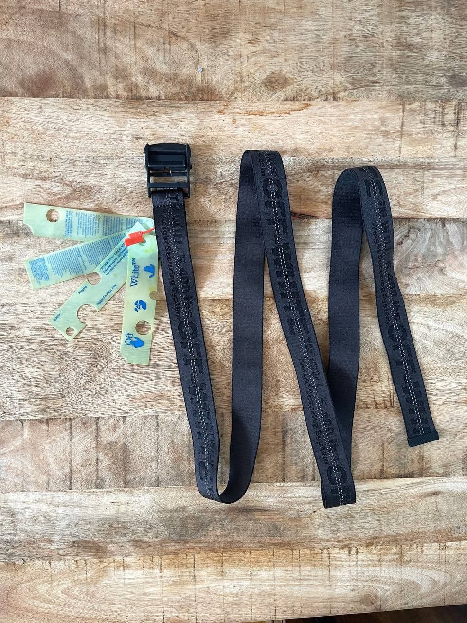 image of Off White Off-White Industrial Belt in Black, Men's