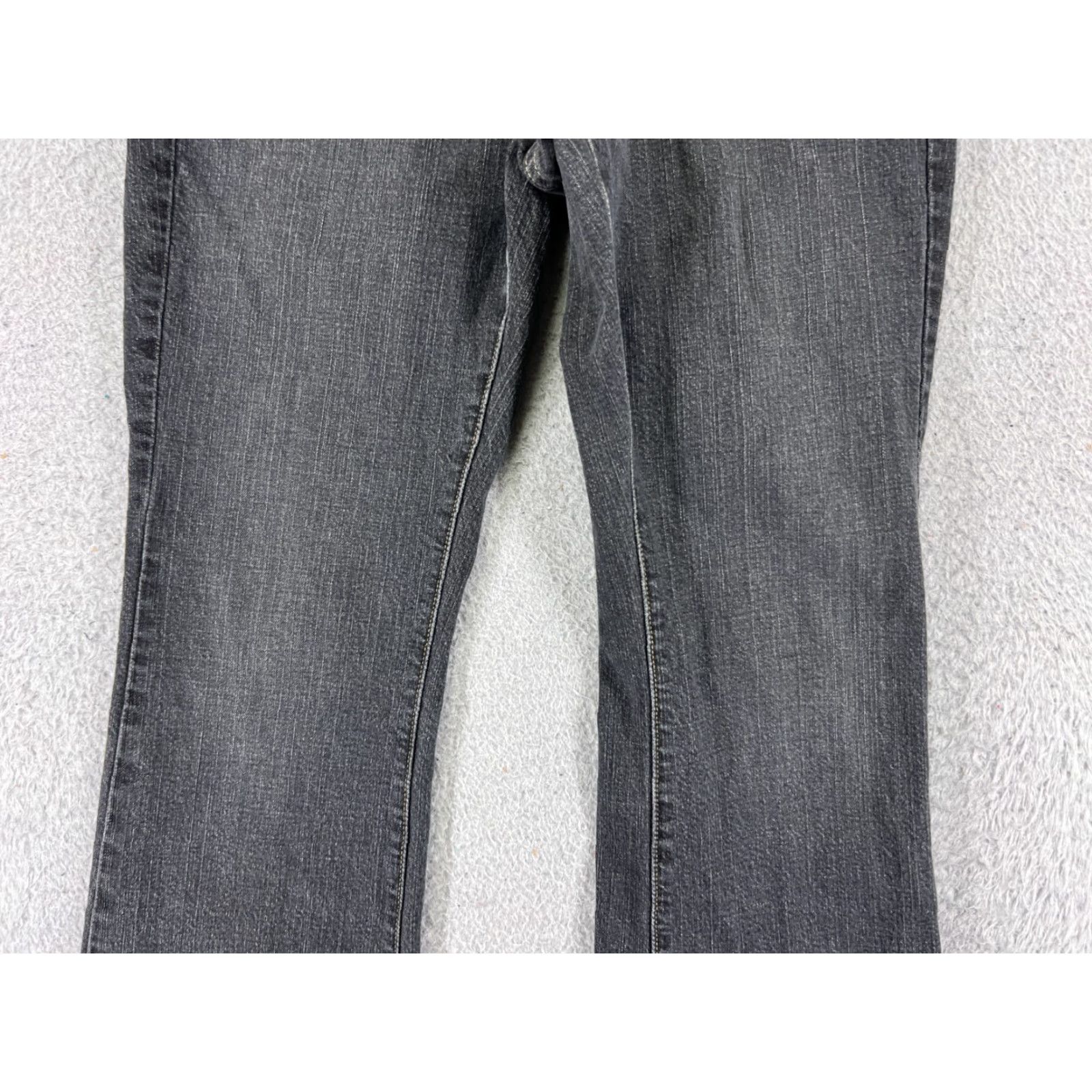 Calvin Klein Calvin Klein Jeans Women 8 Gray Denim Flared Cotton Blend Mid Rise 28x29 Size 30" / US 8 / IT 44 - 3 Thumbnail