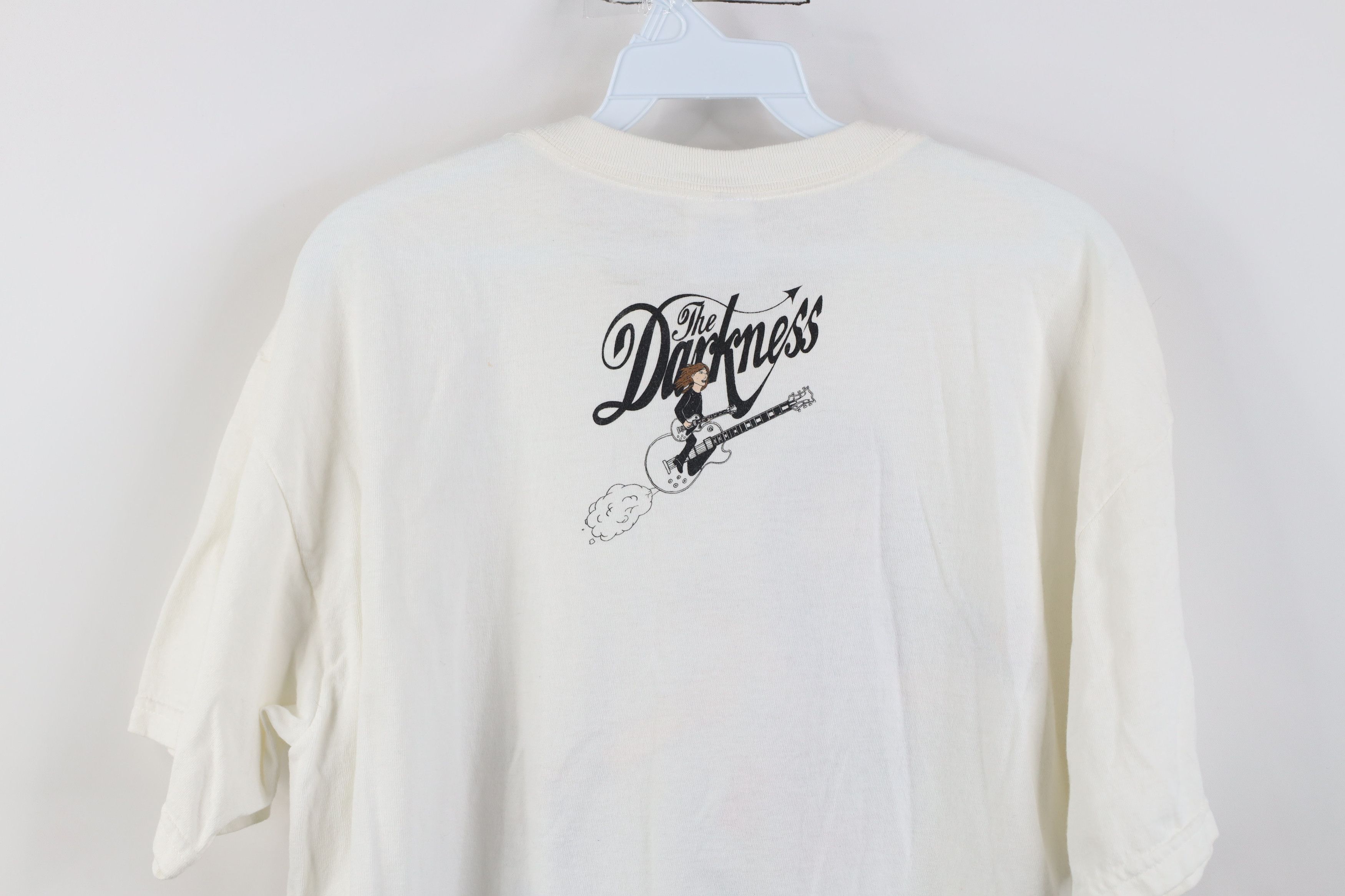 Vintage Vintage Y2K Justin The Darkness Band Short Sleeve T-Shirt Size US L / EU 52-54 / 3 - 13 Thumbnail
