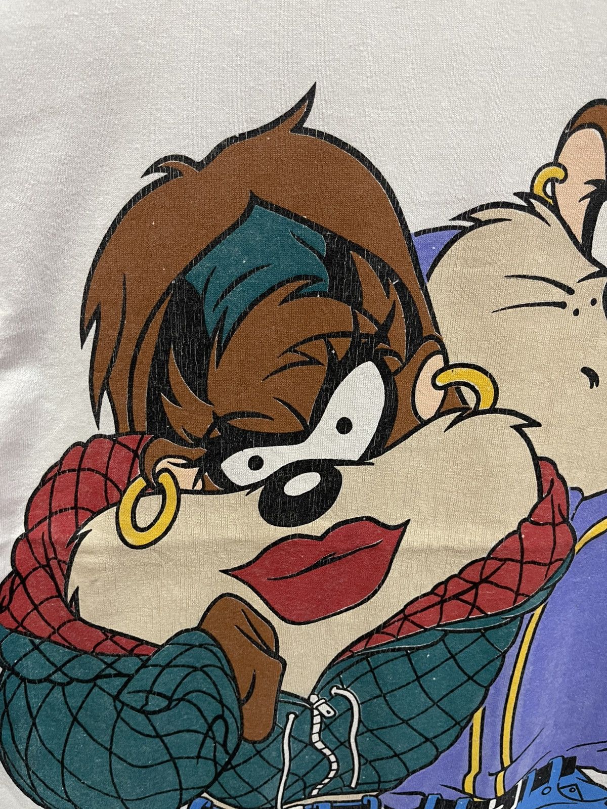 Vintage Vintage 90s Looney Tunes Taz Tasmanian All Over Print🔥🔥🔥 Size US L / EU 52-54 / 3 - 2 Thumbnail
