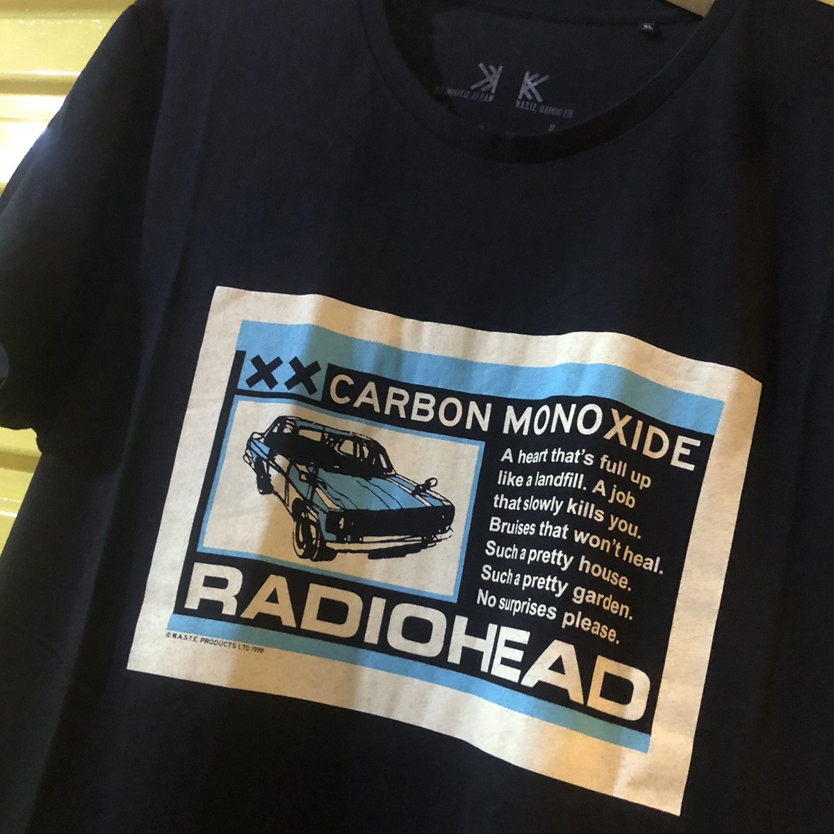 Band Tees Radiohead Carbon Monoxide Band Tee Size US XL / EU 56 / 4 - 2 Thumbnail