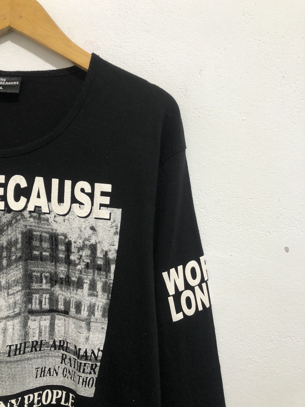 Hysteric Glamour Japanese Poem The Breakers LongSleeve Rock Punk Style Size US L / EU 52-54 / 3 - 3 Thumbnail