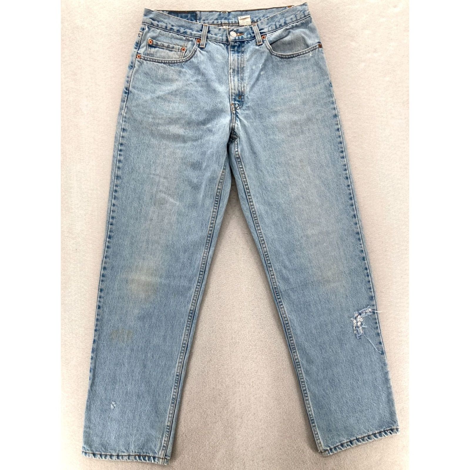 Levi's Vintage Levi's 550 Jeans Mens 34x32 Relaxed Fit Tapered Leg Blue Denim 1999 Y2K Size US 34 / EU 50 - 2 Thumbnail