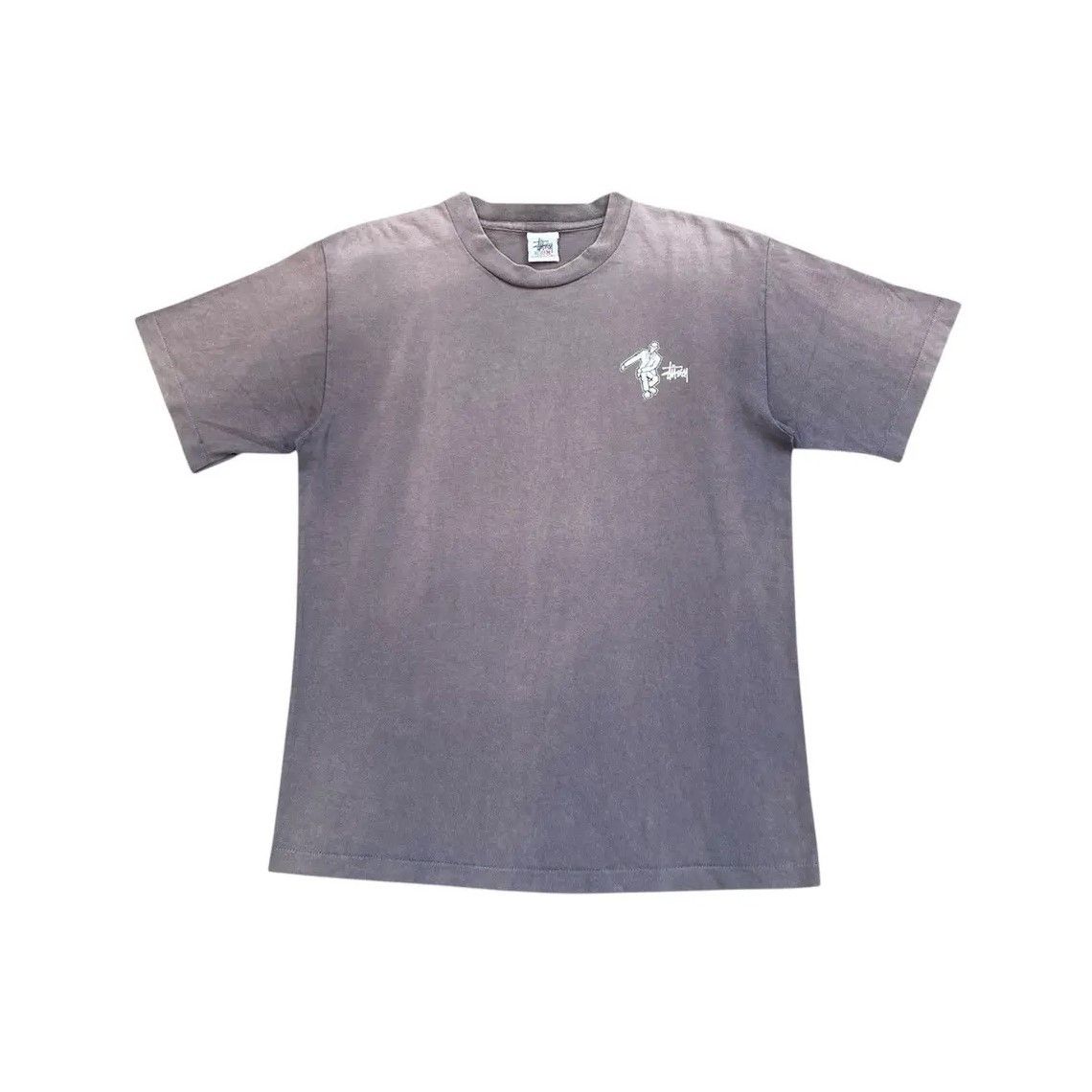 Stussy Vintage 90s Stüssy Ska Dancing Man Graphic Tee Faded Size US M / EU 48-50 / 2 - 1 Thumbnail