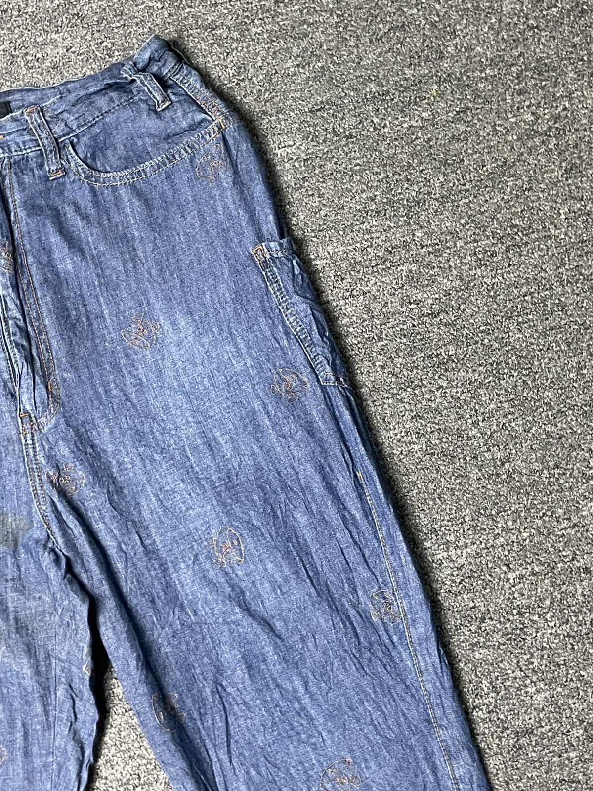 Issey Miyake × Ne-Net × Vintage Ne-Net x Issey Miyake Cropped Harem Jeans (84) Size US 27 - 5 Thumbnail