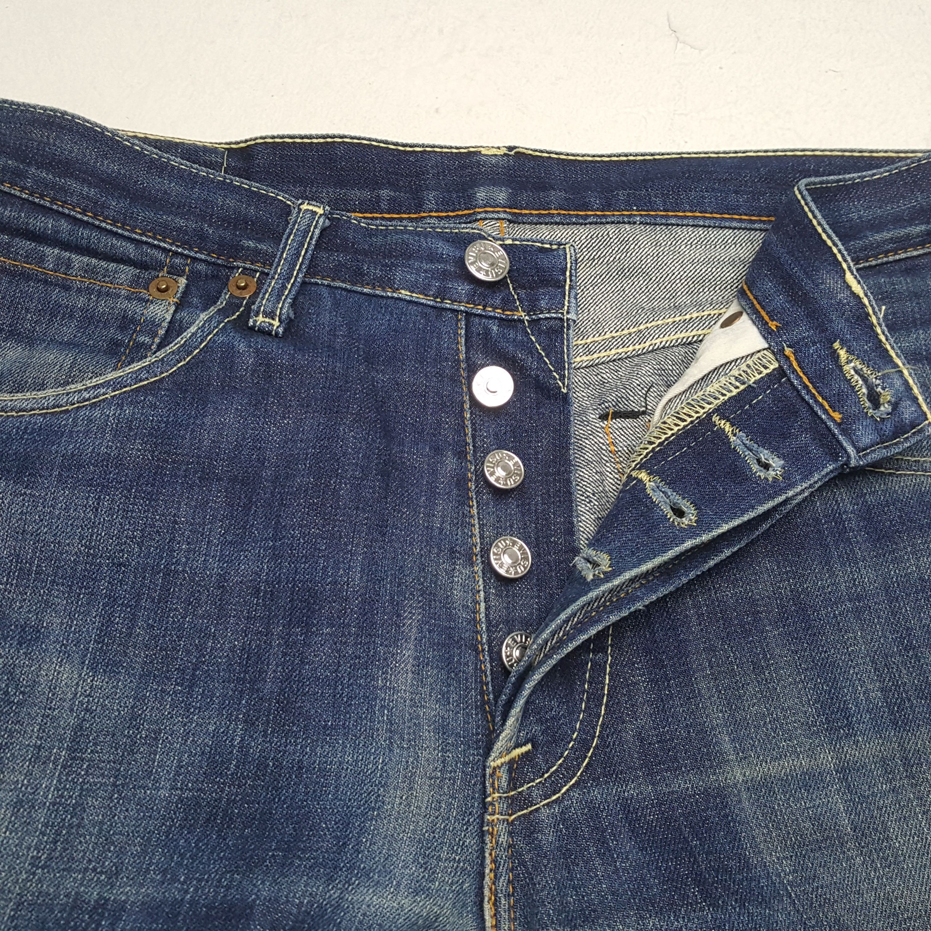 Evisu EVISU Japanese Brand Streetwear Custom Daicock Jeans Size US 31 - 12 Thumbnail