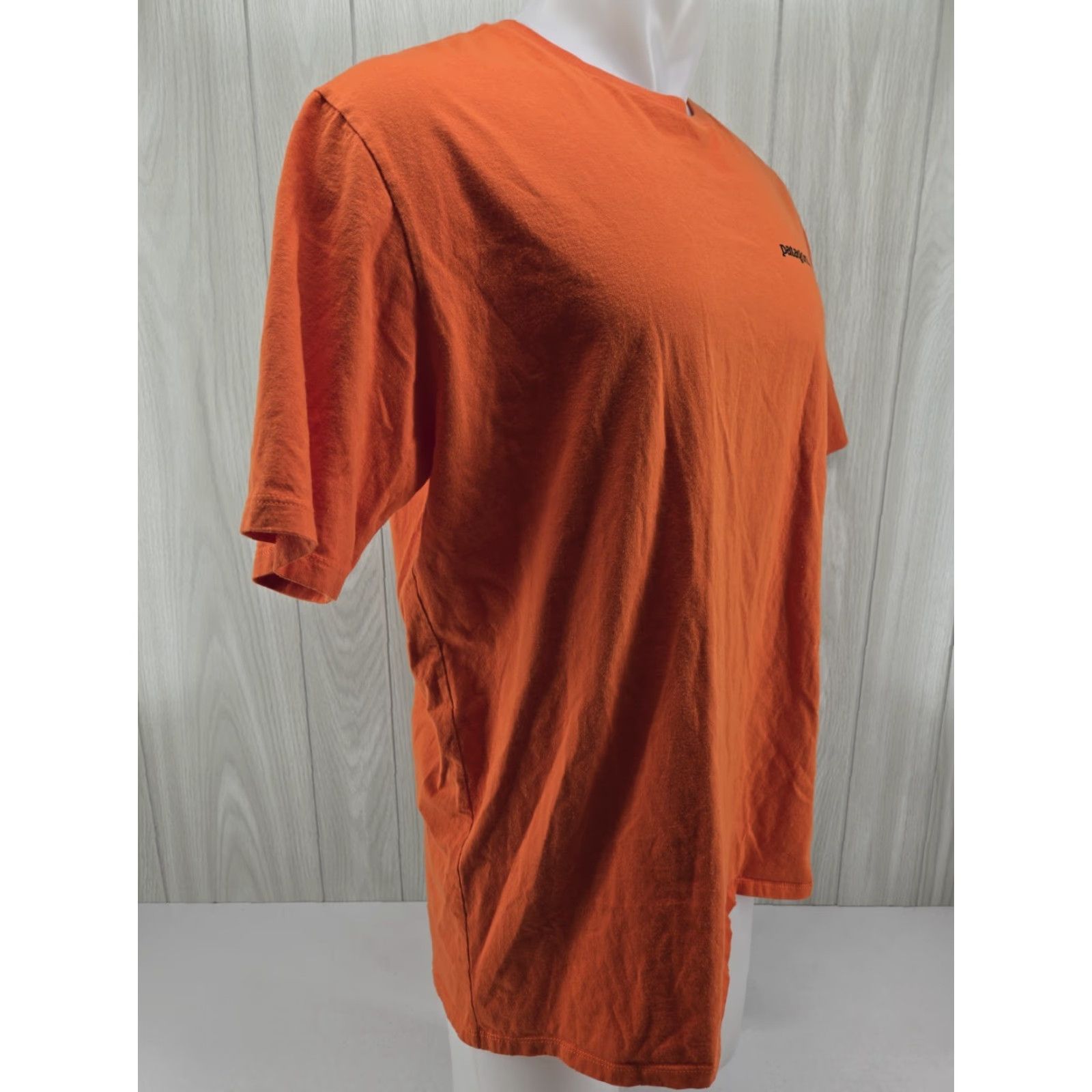 Patagonia Patagonia Logo T-Shirt Men’s Large Orange Organic Cotton Short Sleeve Crew Neck Size US L / EU 52-54 / 3 - 7 Thumbnail