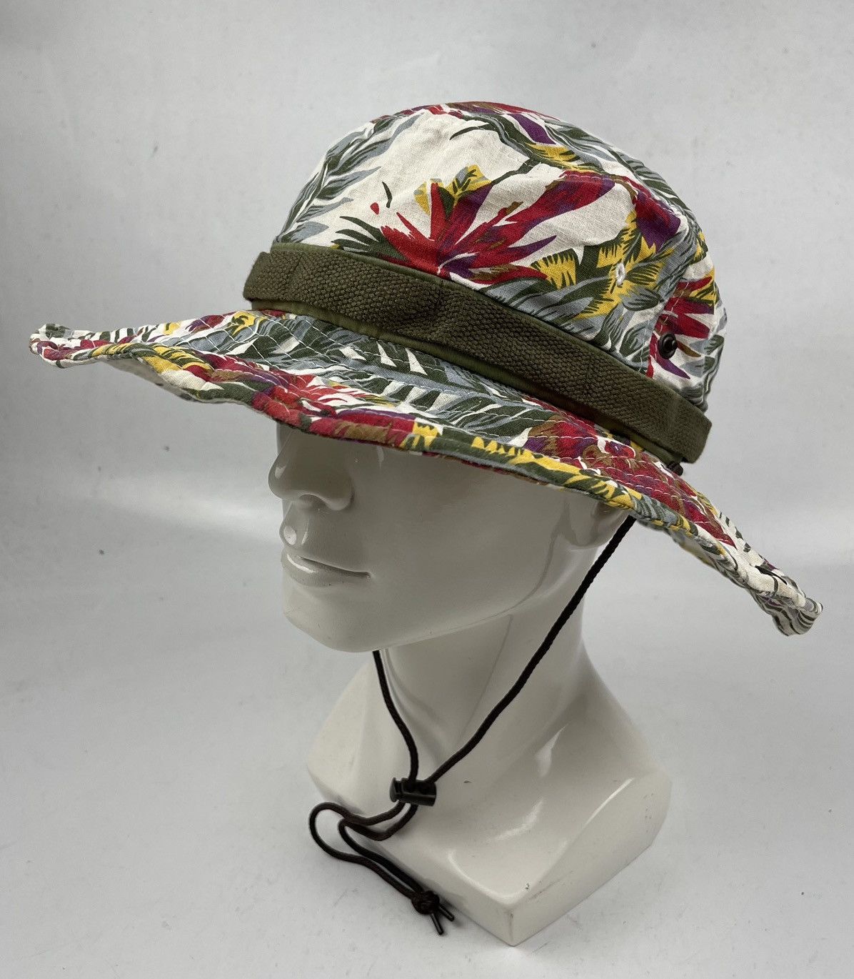 Japanese Brand multicolour floral bucket hat tc41 Size ONE SIZE - 1 Thumbnail