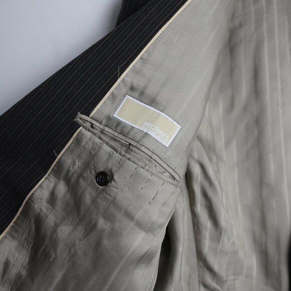 Michael Kors Michael Kors 100% Wool Classic Single Breasted Men's Blazer Size 42R - 4 Thumbnail