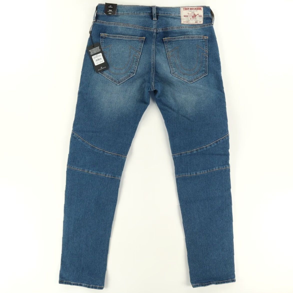 True Religion True Religion Jeans Men's 33 Blue Stretch Rocco Relaxed Skinny Denim Size US 33 - 4 Thumbnail