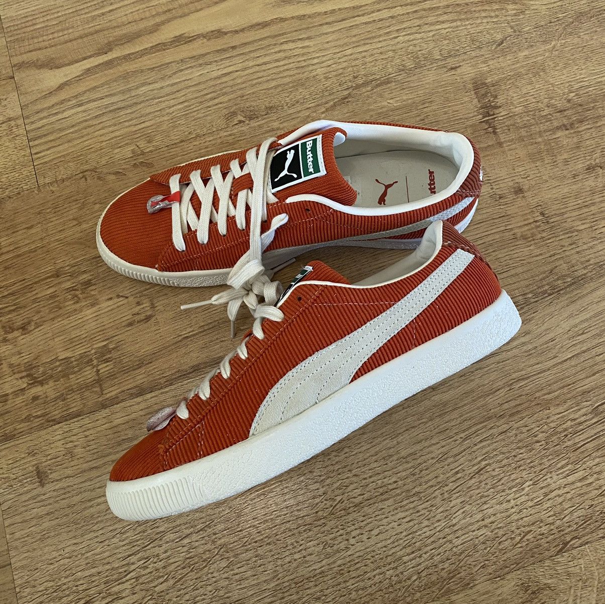 Butter Goods × Puma Puma Basket x Butter Goods Corduroy Orange x Streetwear Size US 9 / EU 42 - 1 Thumbnail