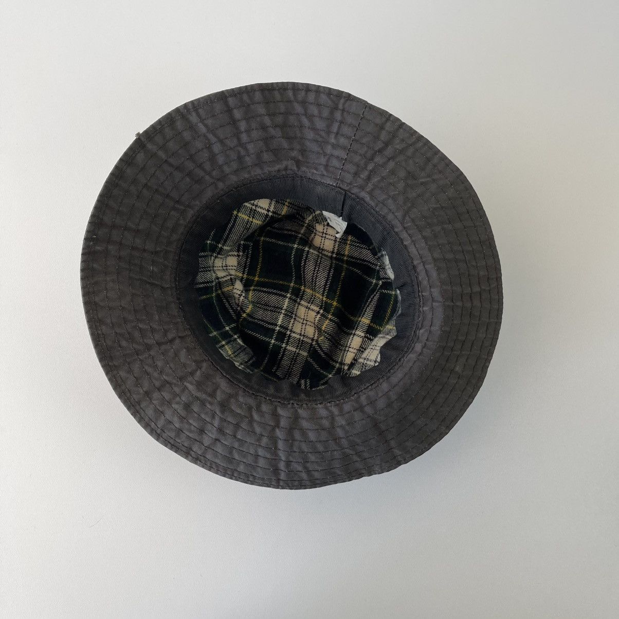 Vintage Vintage Waxed Cotton 90’s Buckle Hat Olive Made in Italy Size ONE SIZE - 8 Thumbnail
