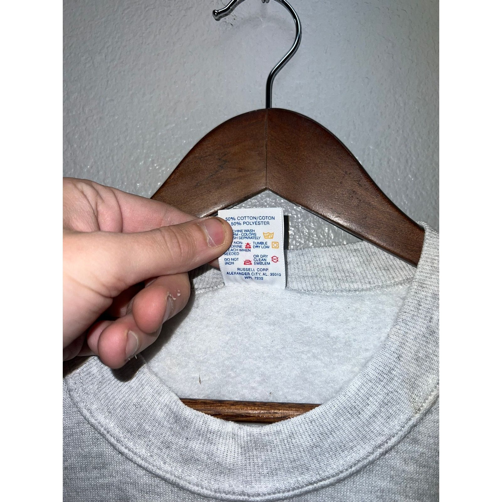 Jerzees Vintage Jerzees Sweatshirt Heather Gray Crewneck Large 90s L Size US L / EU 52-54 / 3 - 7 Thumbnail