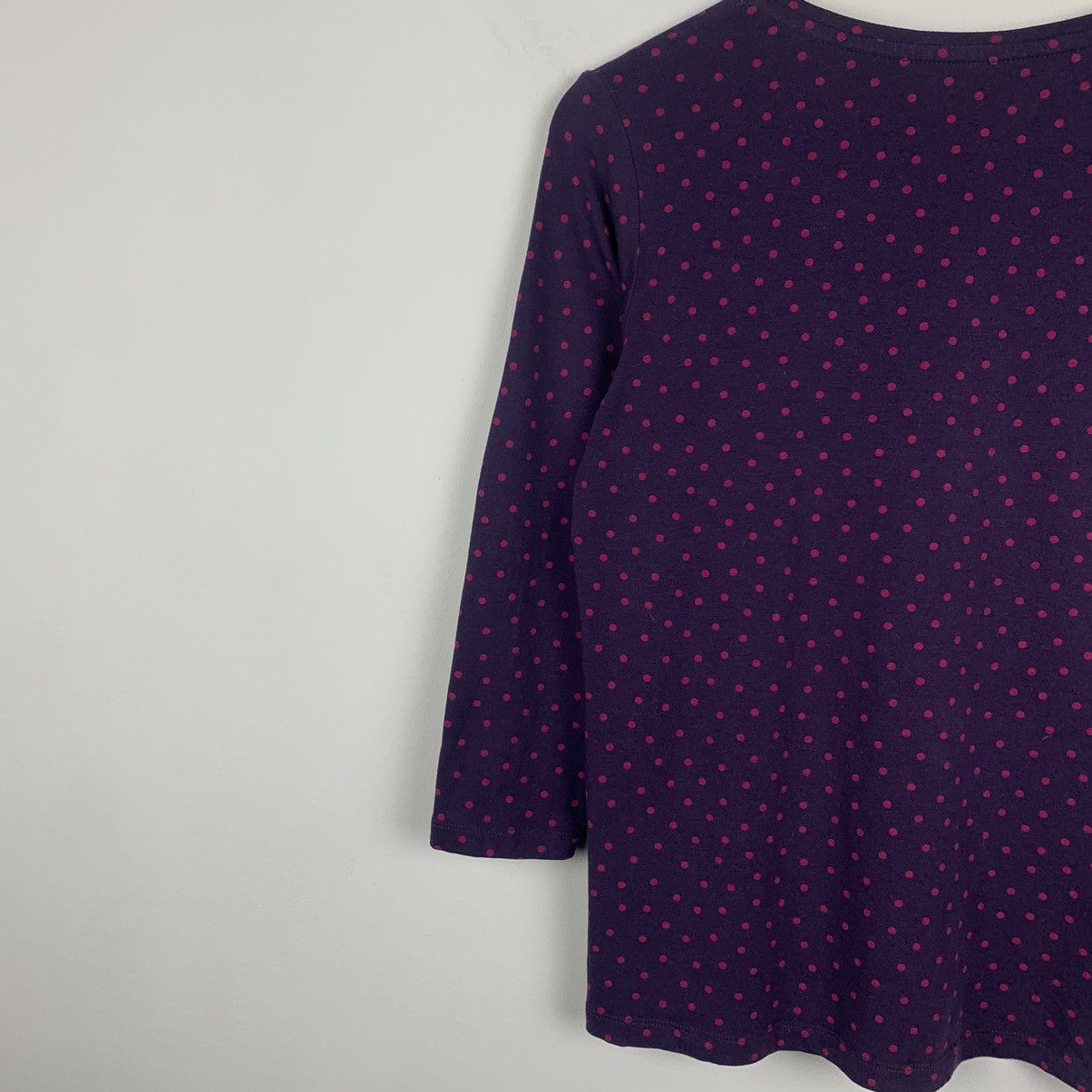 Gudrun Sjoden Gudrun Sjoden Polka Dot Long Sleeve T-Shirt Size S Purple Size S / US 4 / IT 40 - 14 Thumbnail