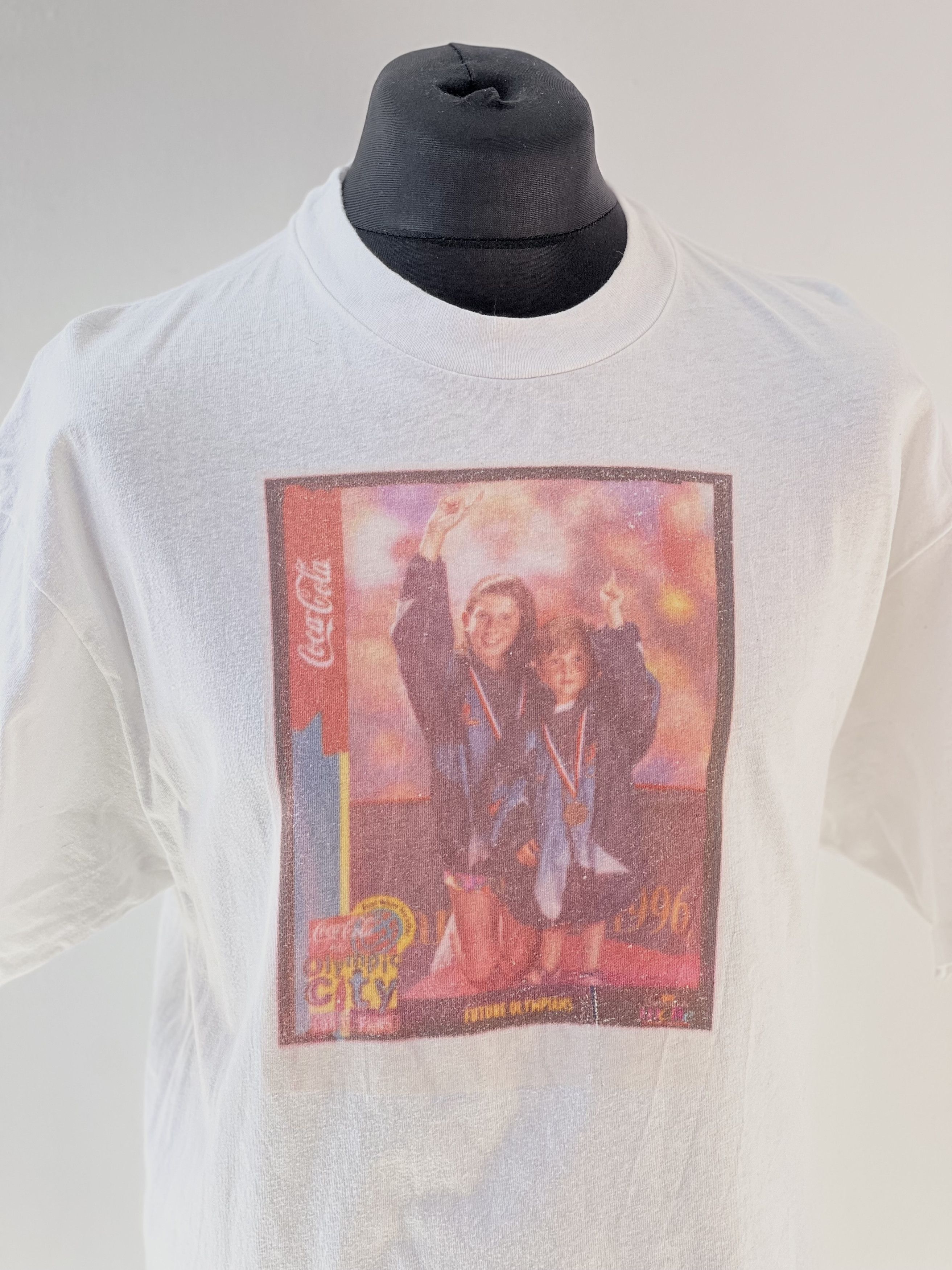 Coca Cola × Hanes HANES x Coca Cola vintage t-shirt Size US XL / EU 56 / 4 - 9 Thumbnail