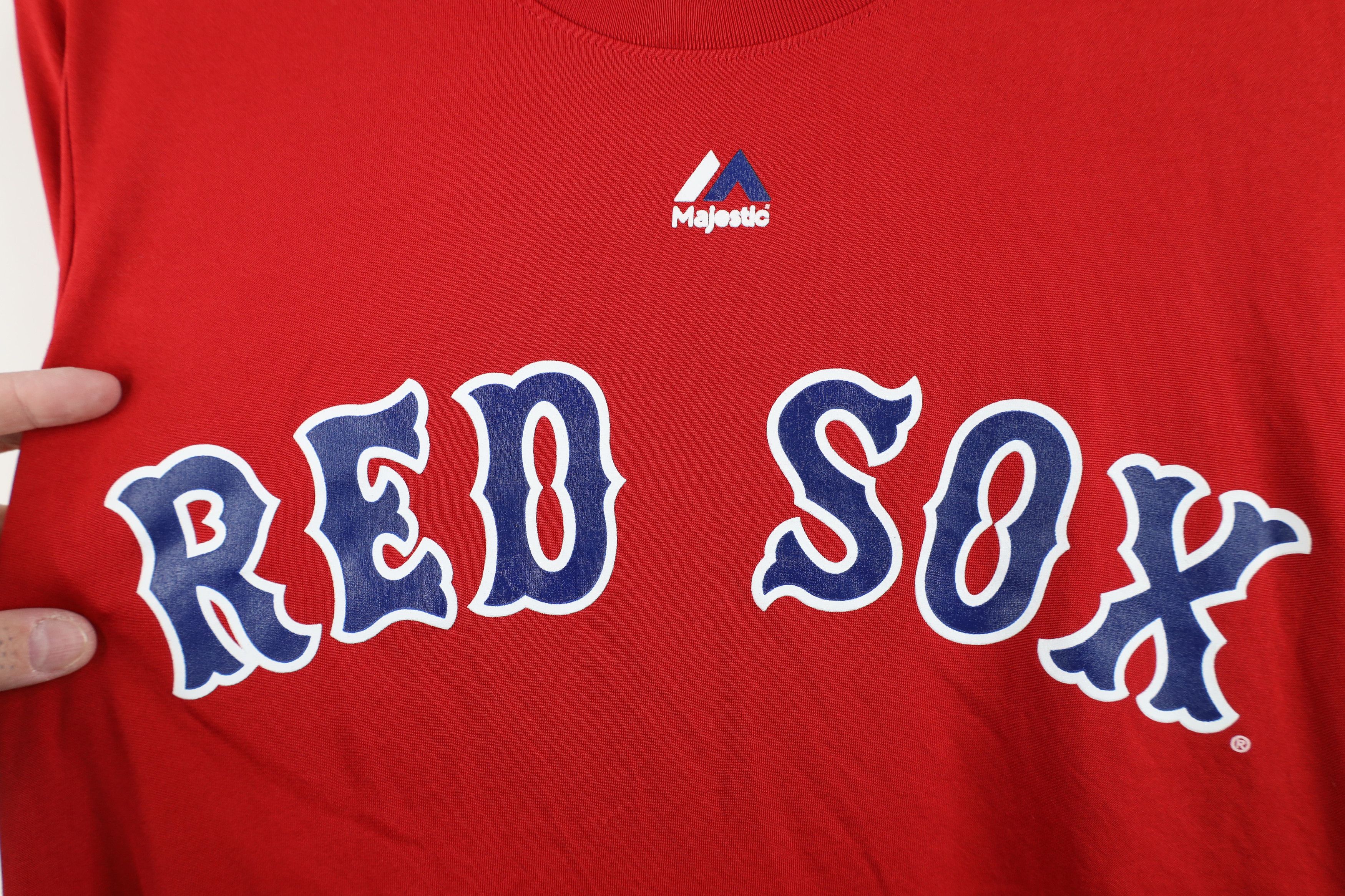 Majestic Majestic Pedroia Boston Sox Baseball T-Shirt Red Polyester Size US S / EU 44-46 / 1 - 4 Thumbnail
