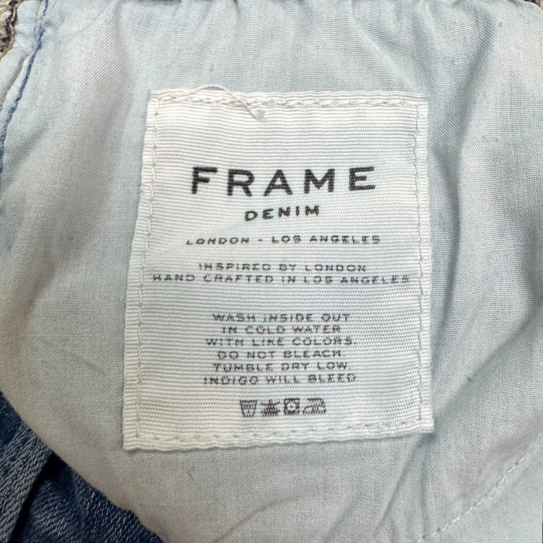 Madewell VINTAGE Frame Le Skinny De Jeanne Crop Denim Jeans Womens 27 Blue Mid Rise Medium Wash Size 27" / US 4 / IT 40 - 7 Thumbnail