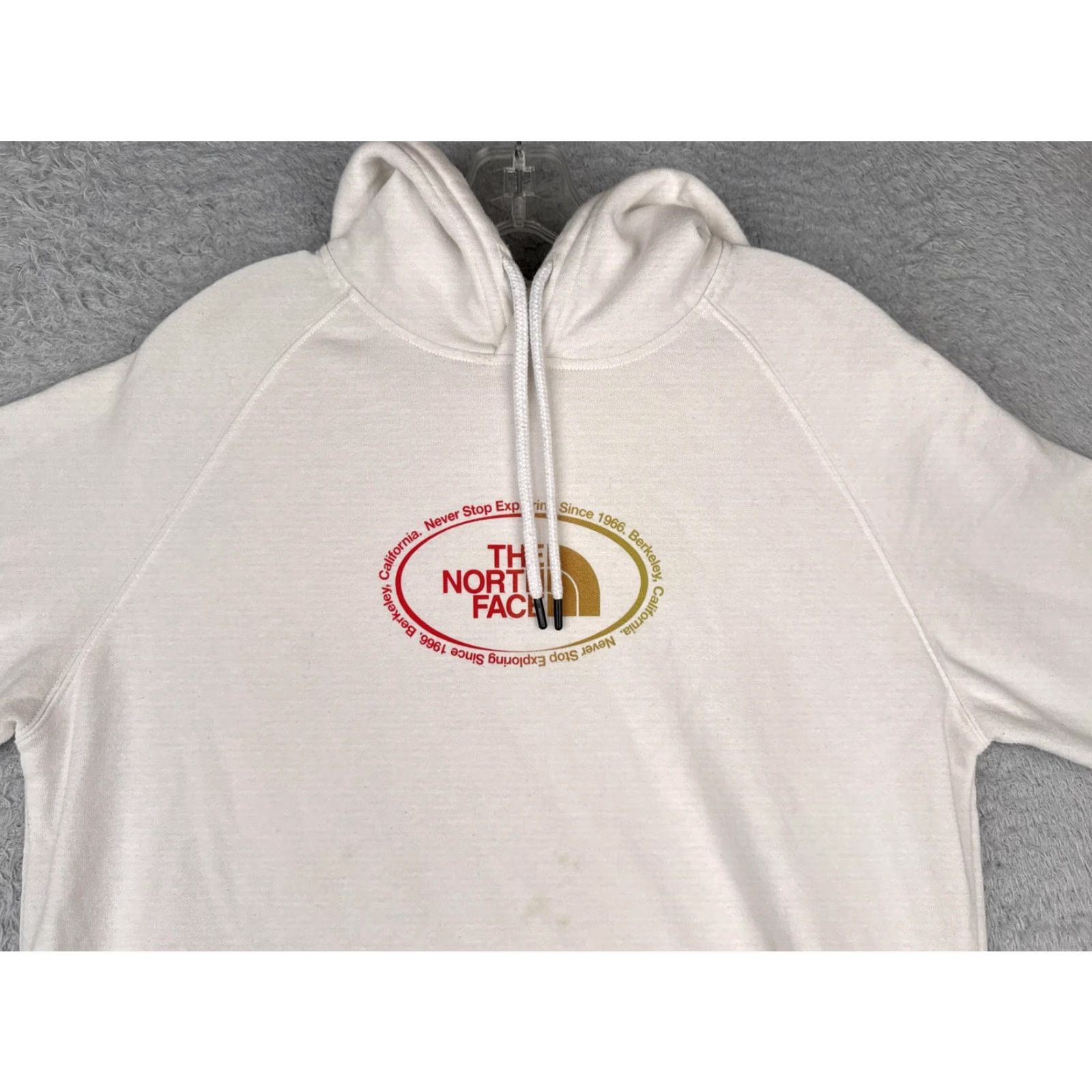 The North Face The North Face Hoodie Womens Large White Graphic Logo Raglan Pullover Sweatshirt Size L / US 10 / IT 46 - 4 Thumbnail