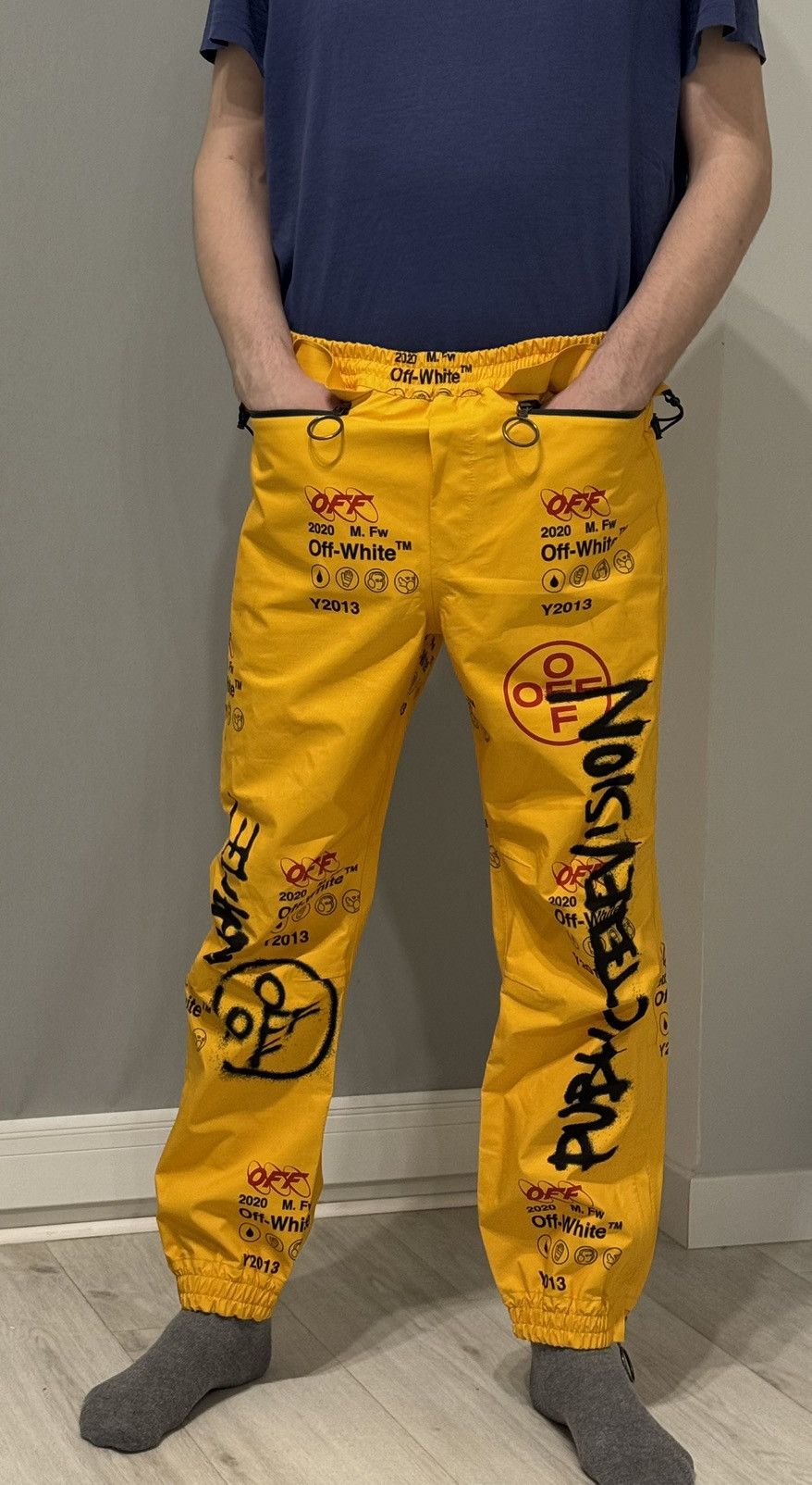 Off-White Off-White Gore-Tex Graffiti Pants FW19 Size US 30 / EU 46 - 19 Thumbnail