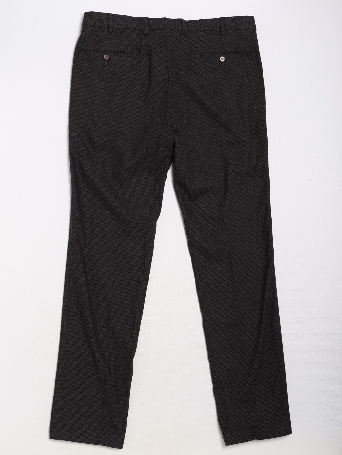 Ermenegildo Zegna Ermenegildo Zegna Brown Abito Suit Wool Cotton Blazer Pants Size 44R - 21 Thumbnail