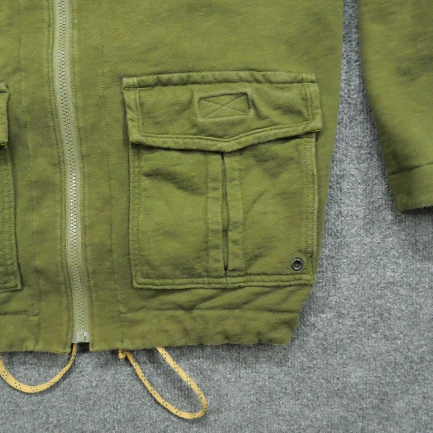Eddie Bauer VINTAGE Eddie Bauer Jacket Mens L Green Yellow Reversible Hooded Military Outdoor 80s Size US L / EU 52-54 / 3 - 2 Thumbnail