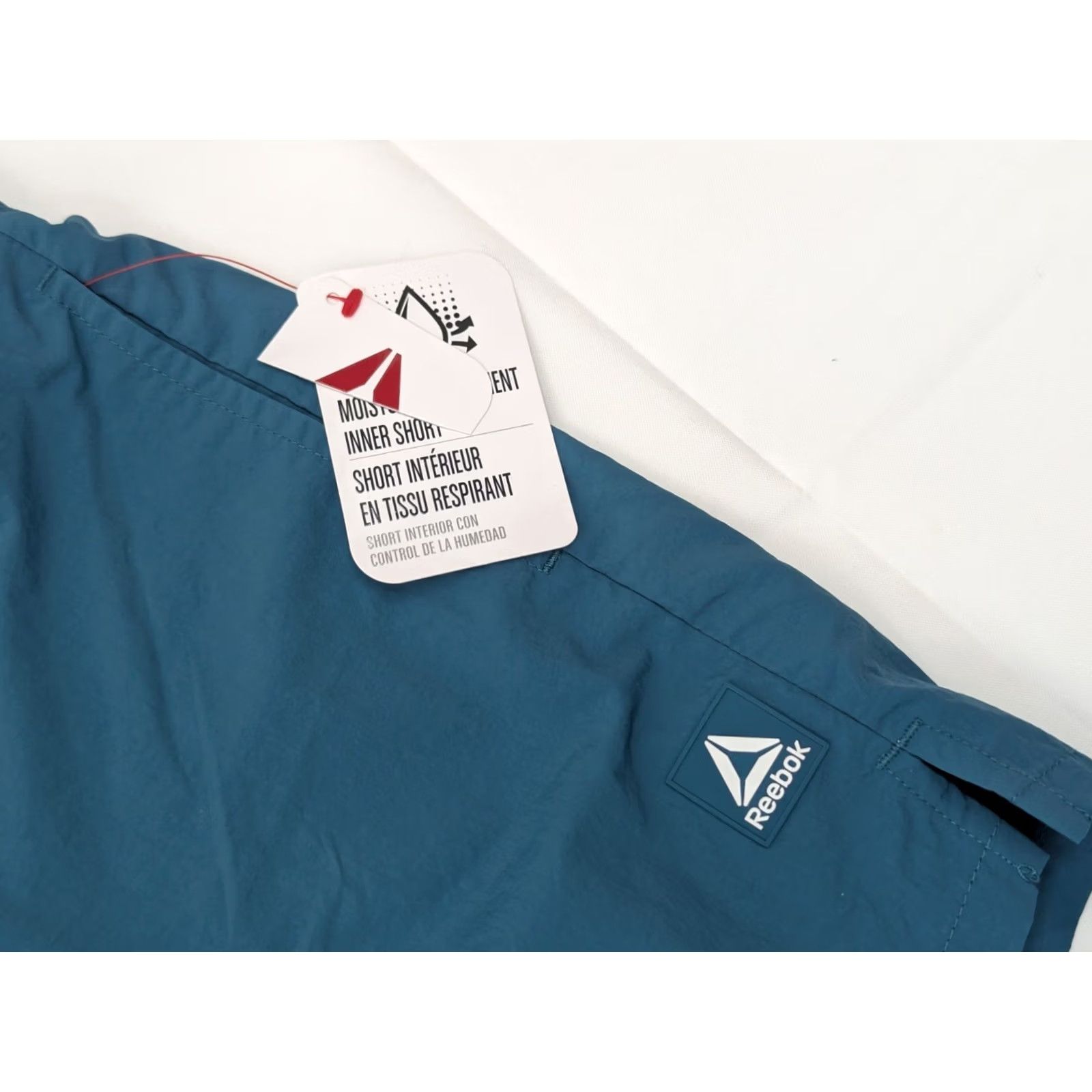 Reebok Reebok Men’s XL Athletic Shorts Teal Moisture Wicking Liner 119544 REW232SH0 XL Green Shorts Athletic Men’s Size US 36 / EU 52 - 3 Thumbnail