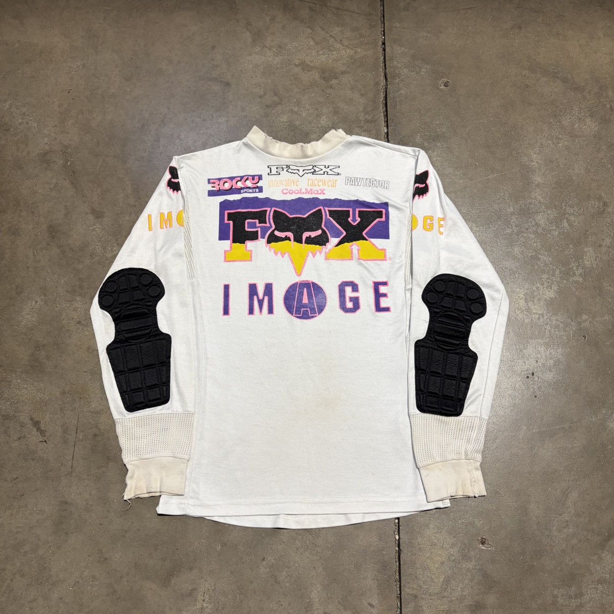 Fox Racing Vintage Fox Racing Image BMX Motocross Jersey Padded 90s Size US M / EU 48-50 / 2 - 1 Thumbnail