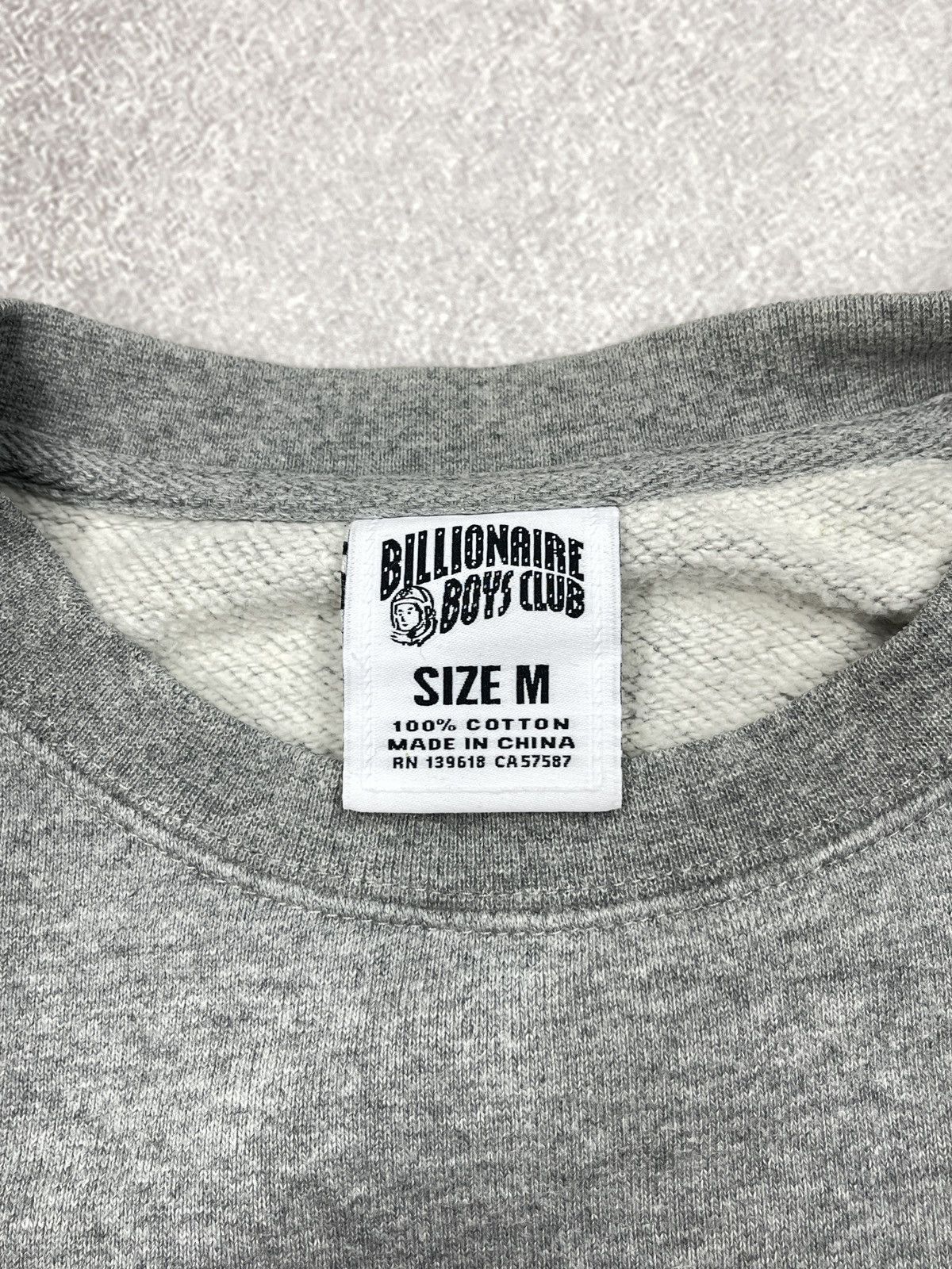 Billionaire Boys Club Mens Billionaire Boys Club Sweatshirt Grey Hype Cosmonaut Size US M / EU 48-50 / 2 - 9 Thumbnail