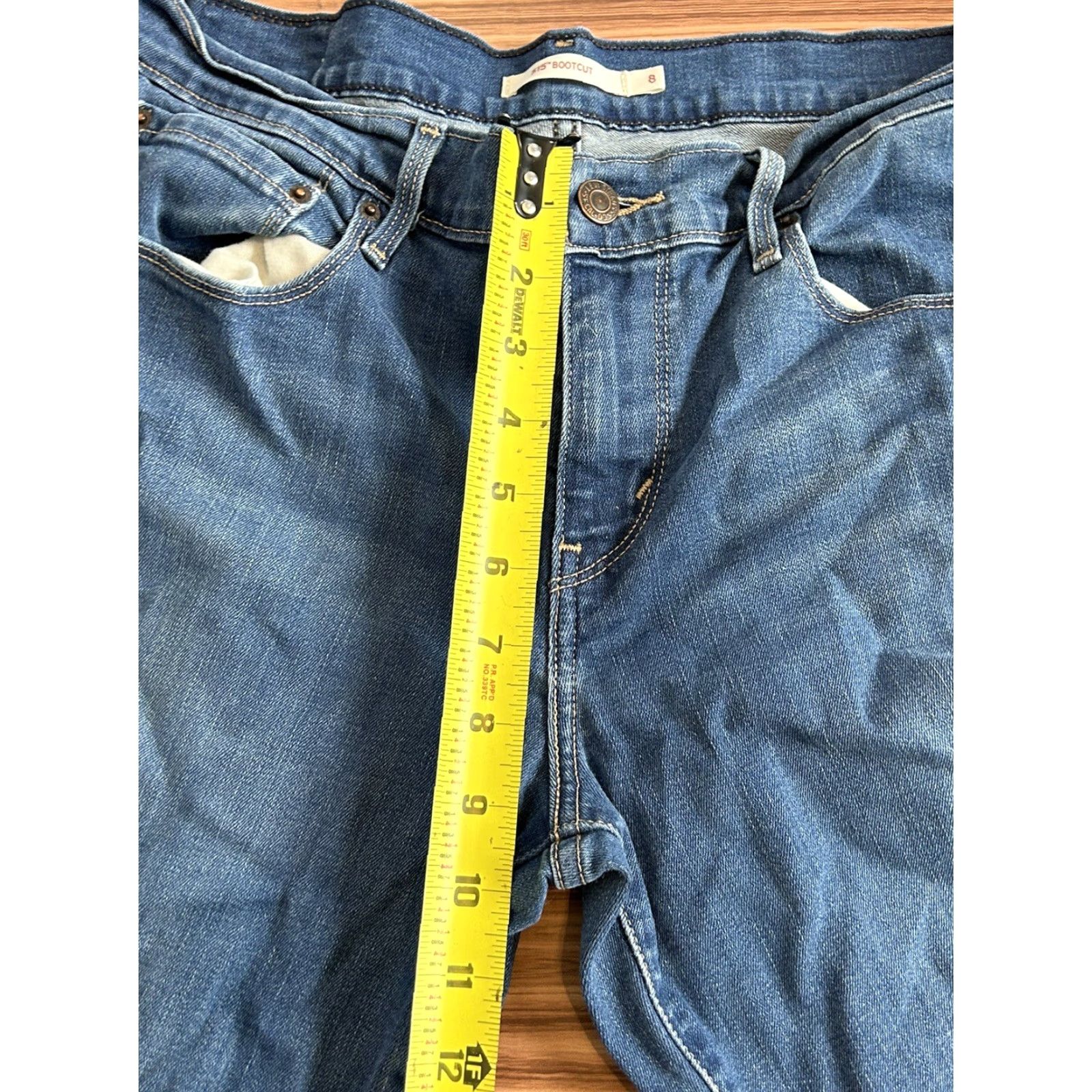 Levi's Levis 515 Jeans Womens Boot Cut Mid Rise Denim size 8 (29x32) Size 30" / US 8 / IT 44 - 3 Thumbnail
