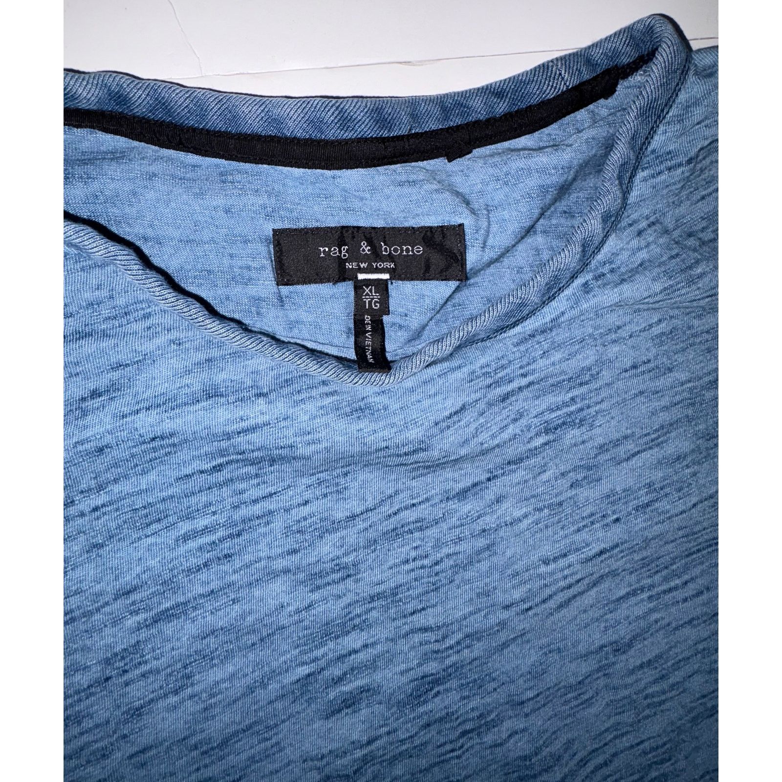 Rag & Bone Rag and Bone New York XL shirt men’s blue short sleeve Size US XL / EU 56 / 4 - 2 Thumbnail