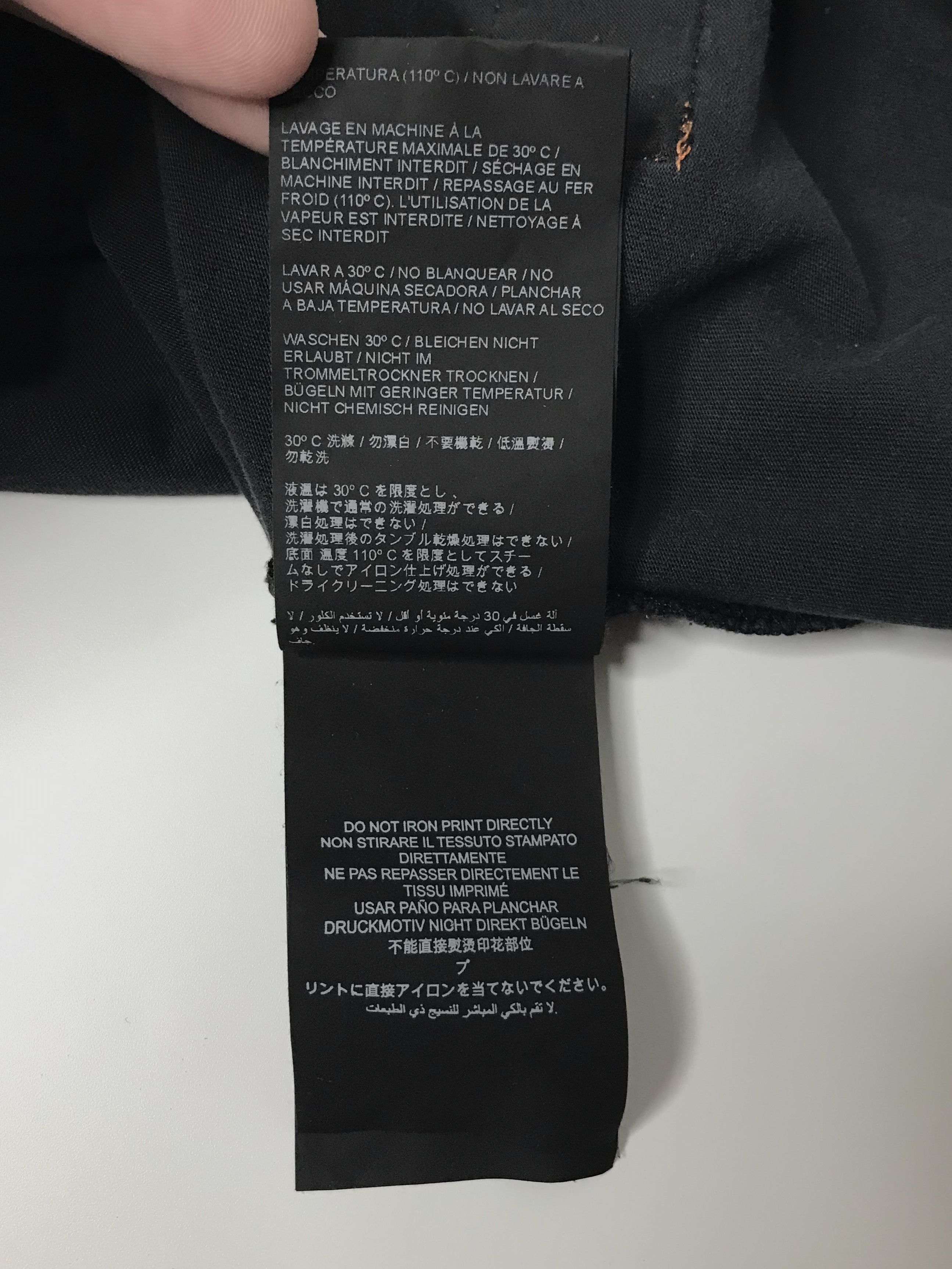Heron Preston Heron Preston Spray Tee Unisex Sz M Black Size US M / EU 48-50 / 2 - 11 Thumbnail