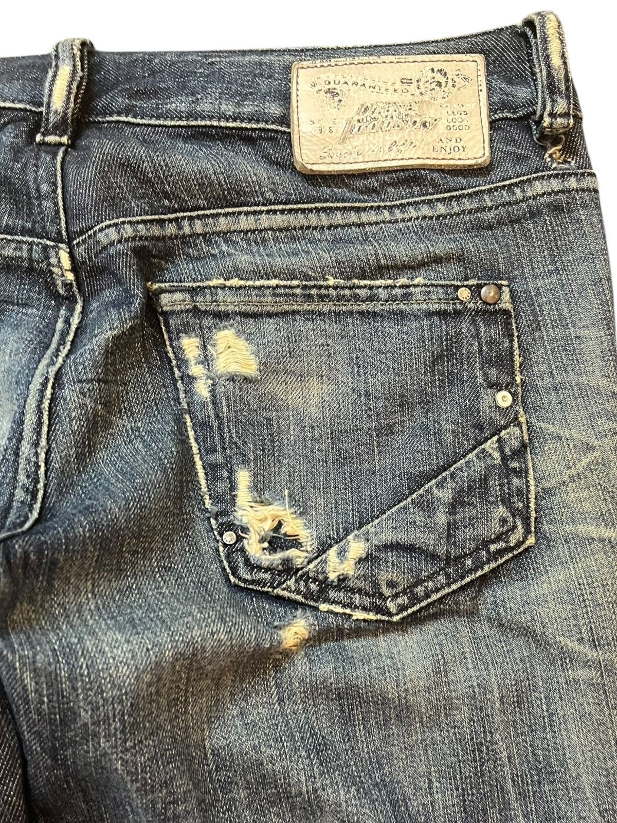 Diesel Vintage Diesel Lhela Ripped Distressed Denim Size US 31 - 8 Thumbnail