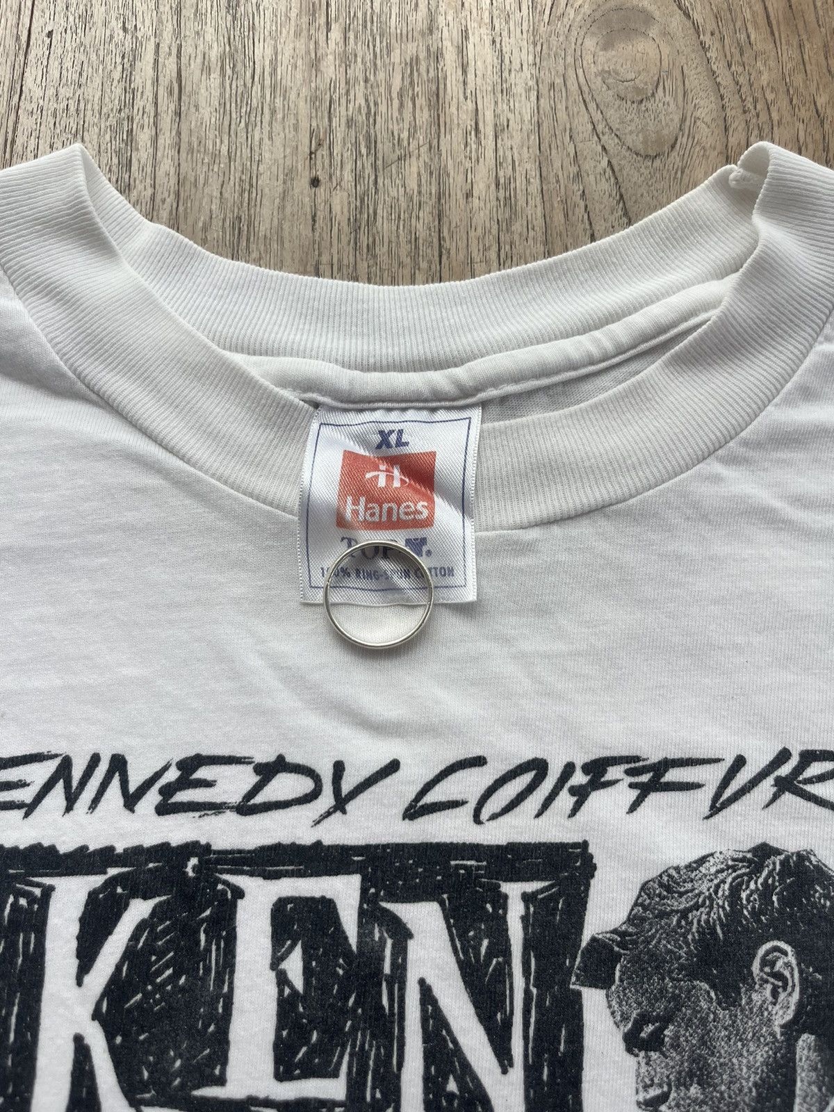 Vintage Vintage KENNEDY COIFURE 100% Fashion 90’s Artwork Tshirt Size US XL / EU 56 / 4 - 4 Thumbnail