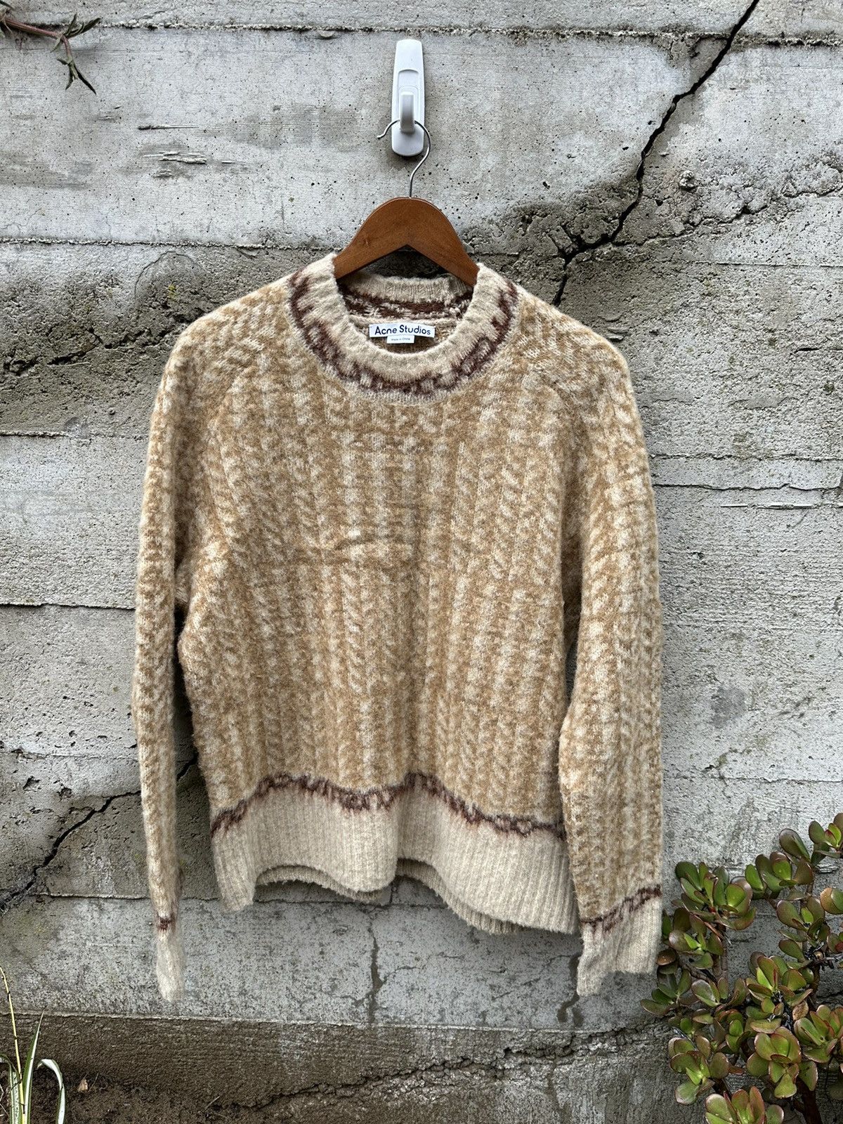 Acne Studios RARE GRAIL Acne Studios patterned mohair sweater Size US L / EU 52-54 / 3 - 2 Thumbnail