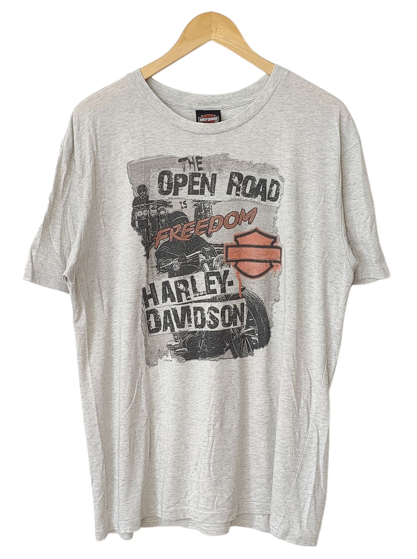 Harley Davidson × Vintage Harley Davidson VTG Black Widow Florida Tshirt Size US XL / EU 56 / 4 - 1 Thumbnail